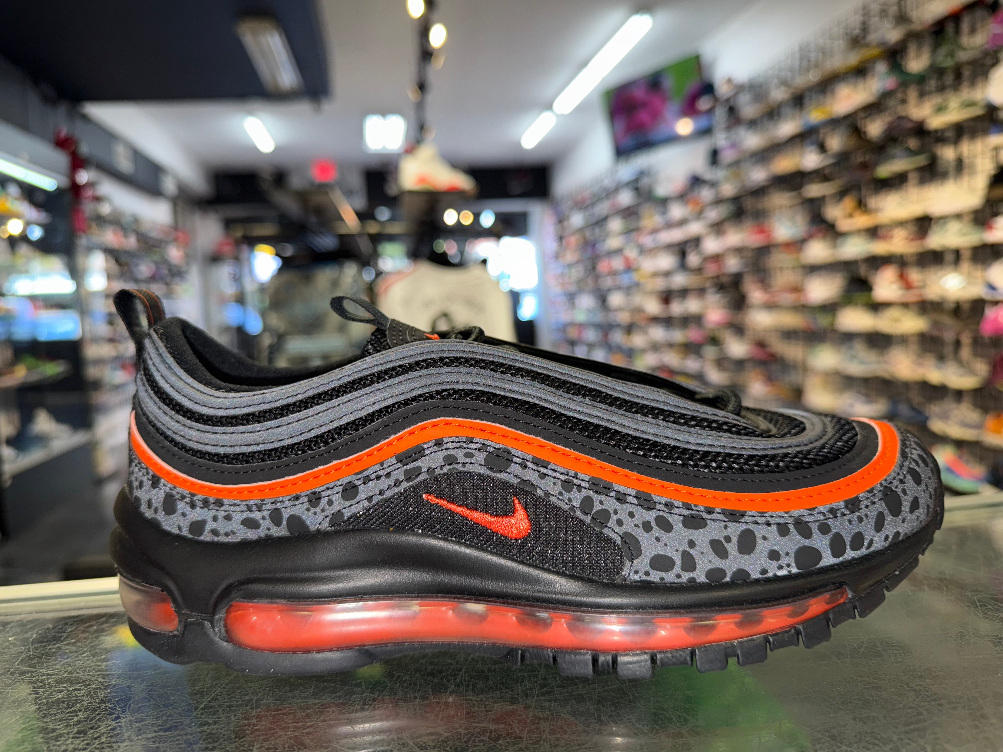 Size 6.5y Air Max 97 "Black Safety Orange" Brand New