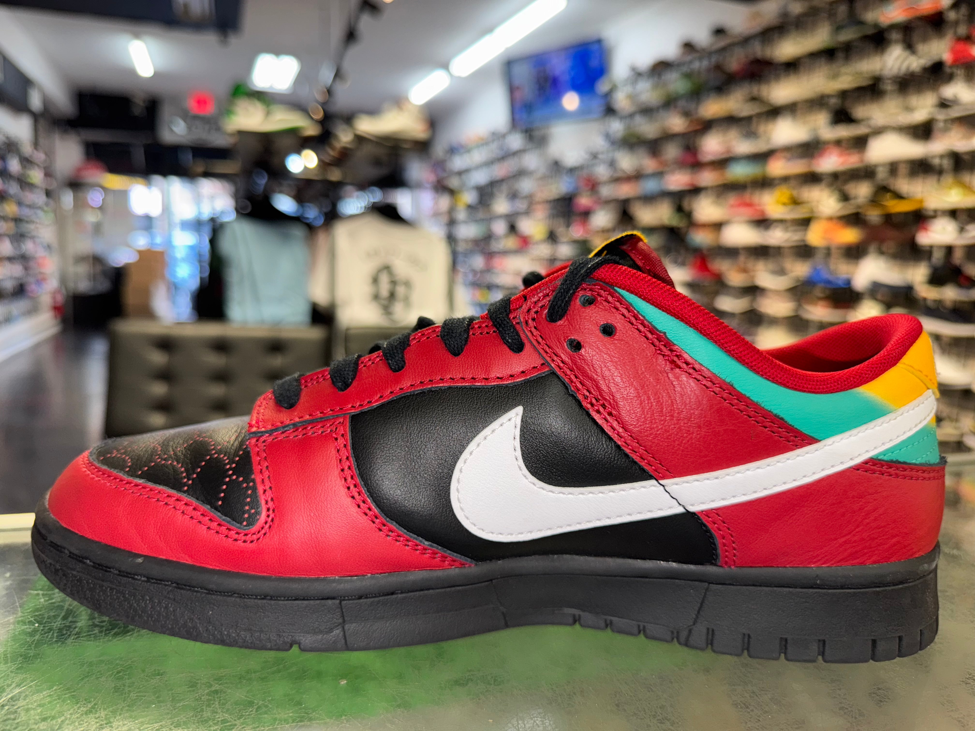 Size 9.5 Dunk Low "Biker Tatoos"