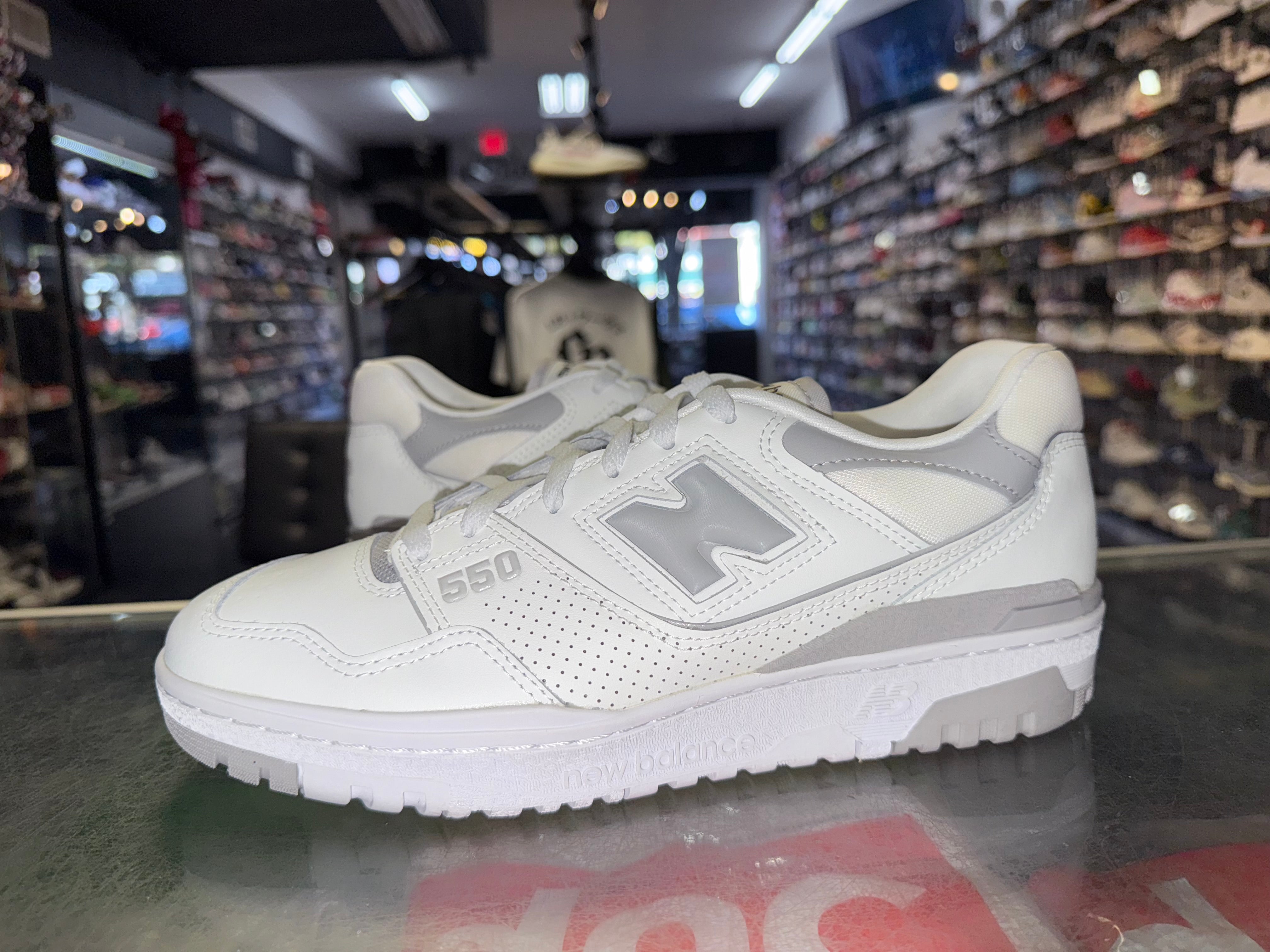 Size 9.5 (11W) New Balance 550 "White Rain Cloud"