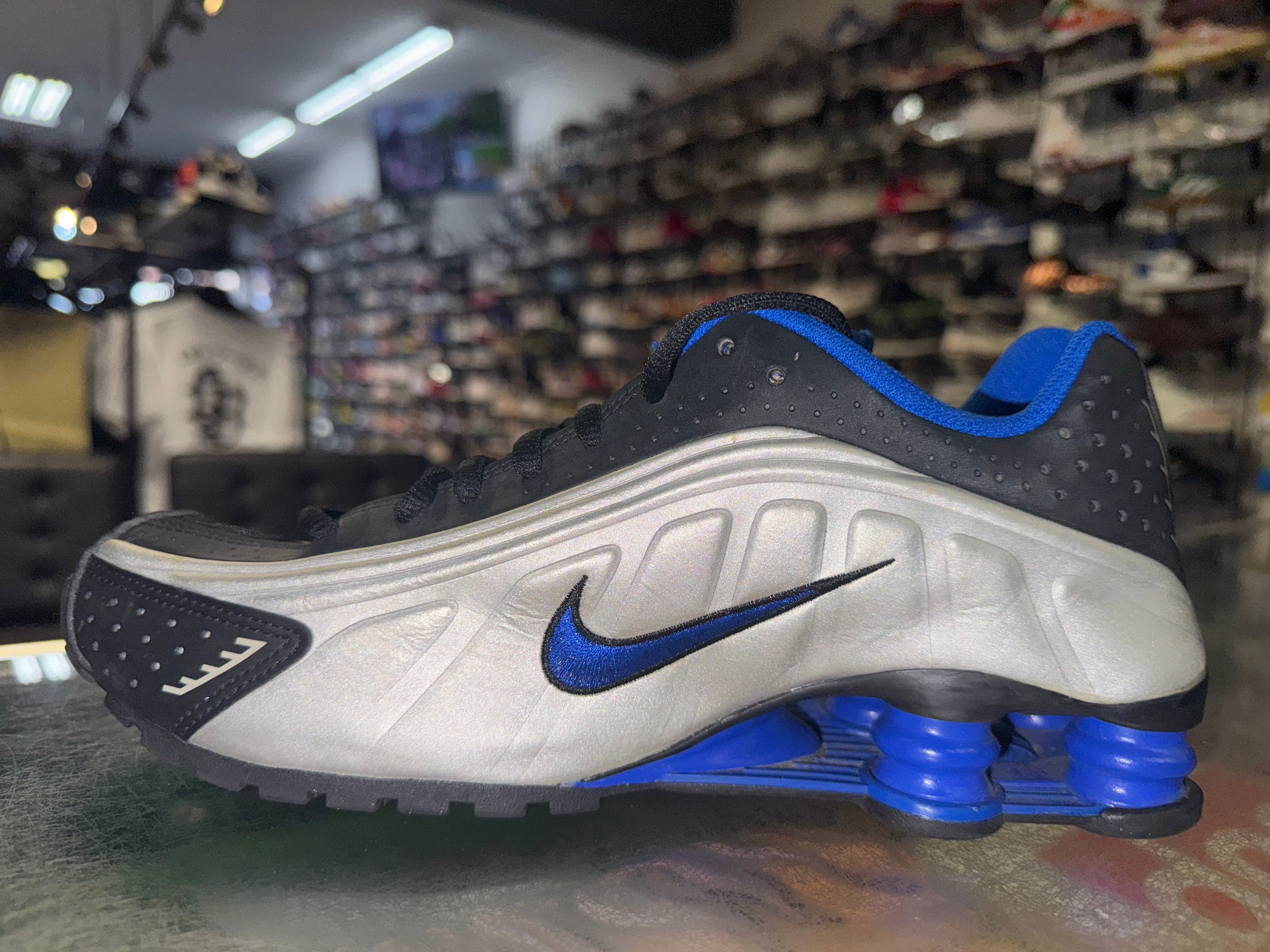 Size 6.5y Nike Shox R4 "Racer Blue"