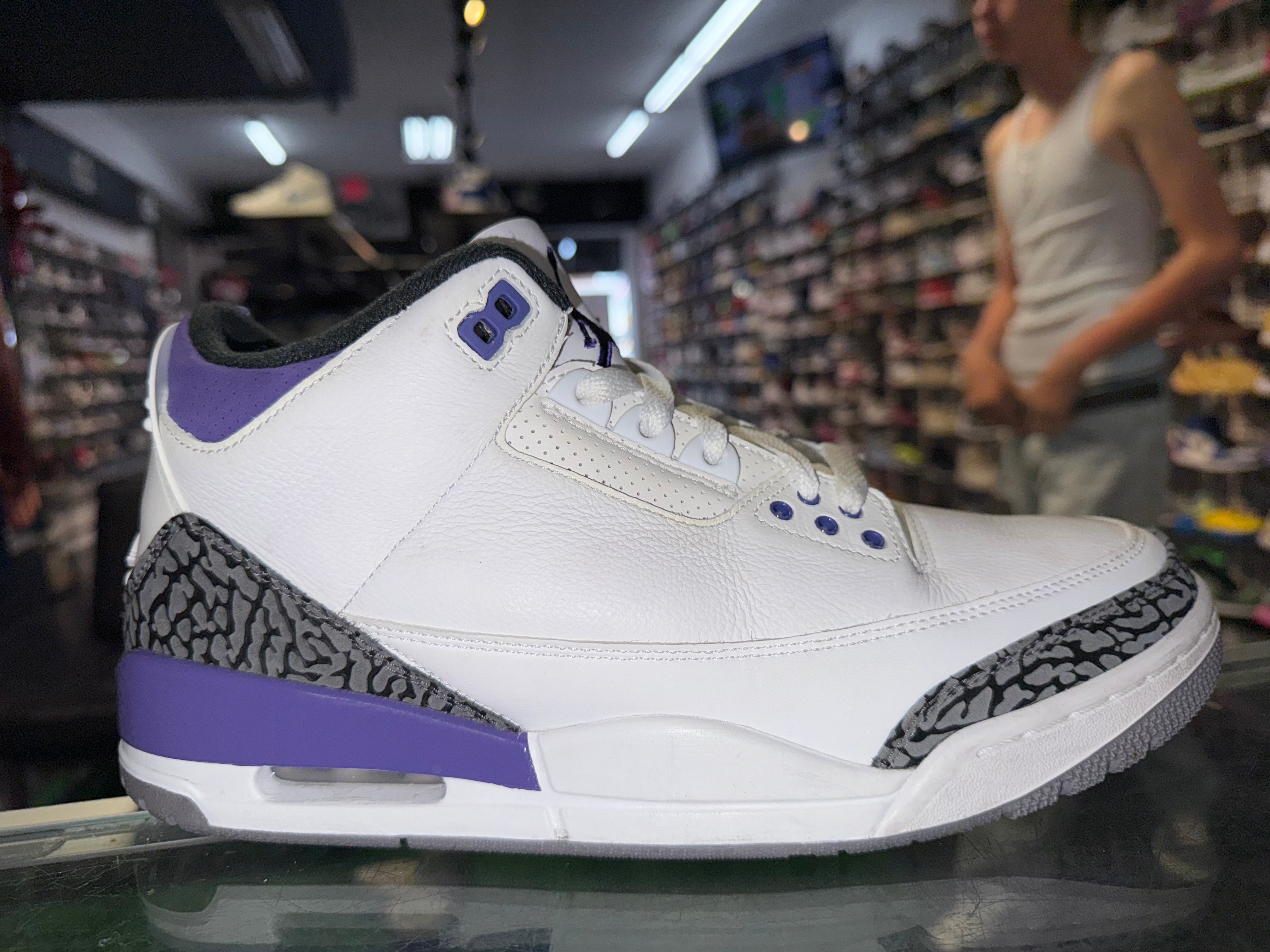 Size 9.5 Air Jordan 3 "Dark Iris"