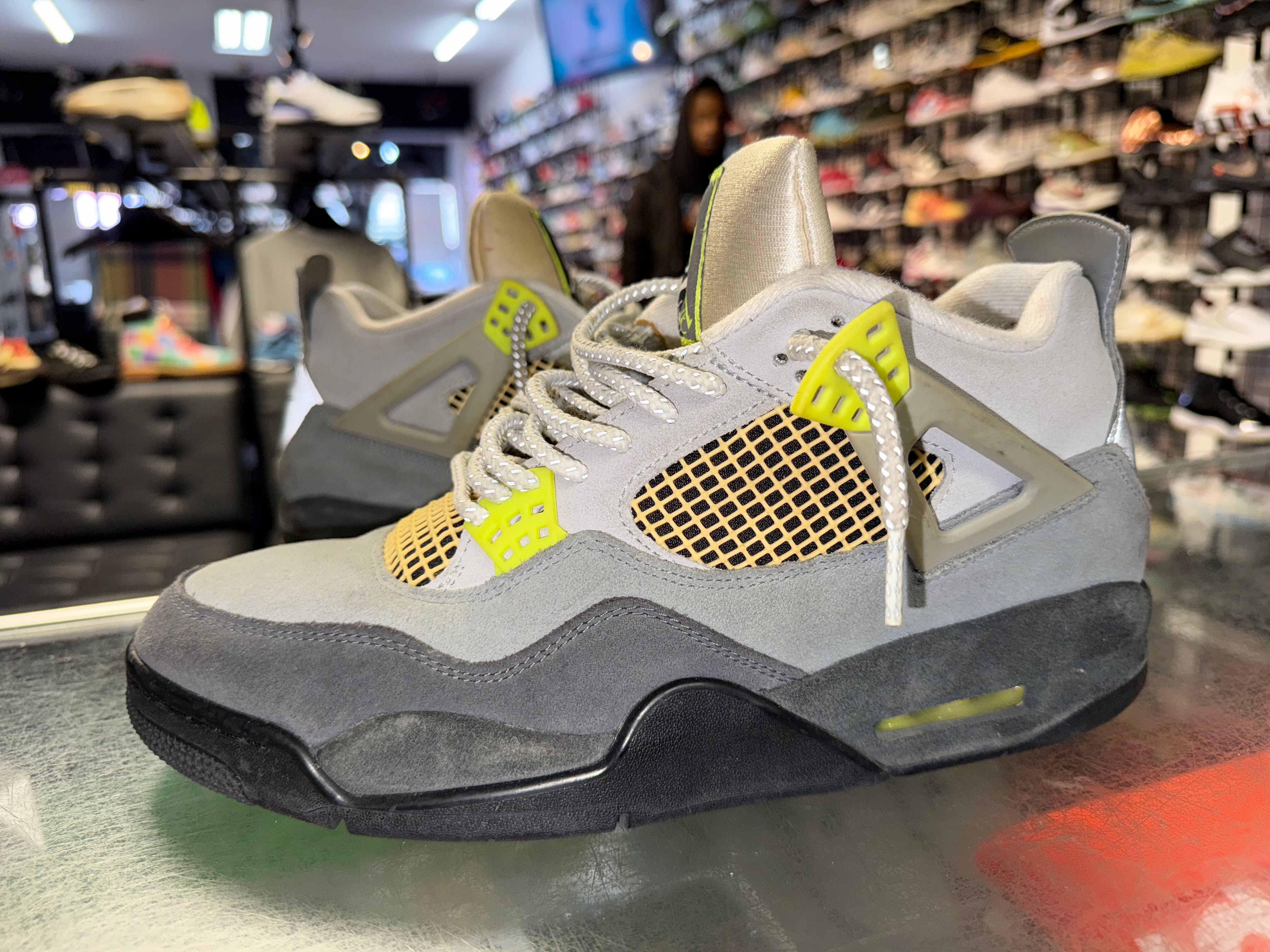 Size 11 AJ 4 "Neon 95" - NB