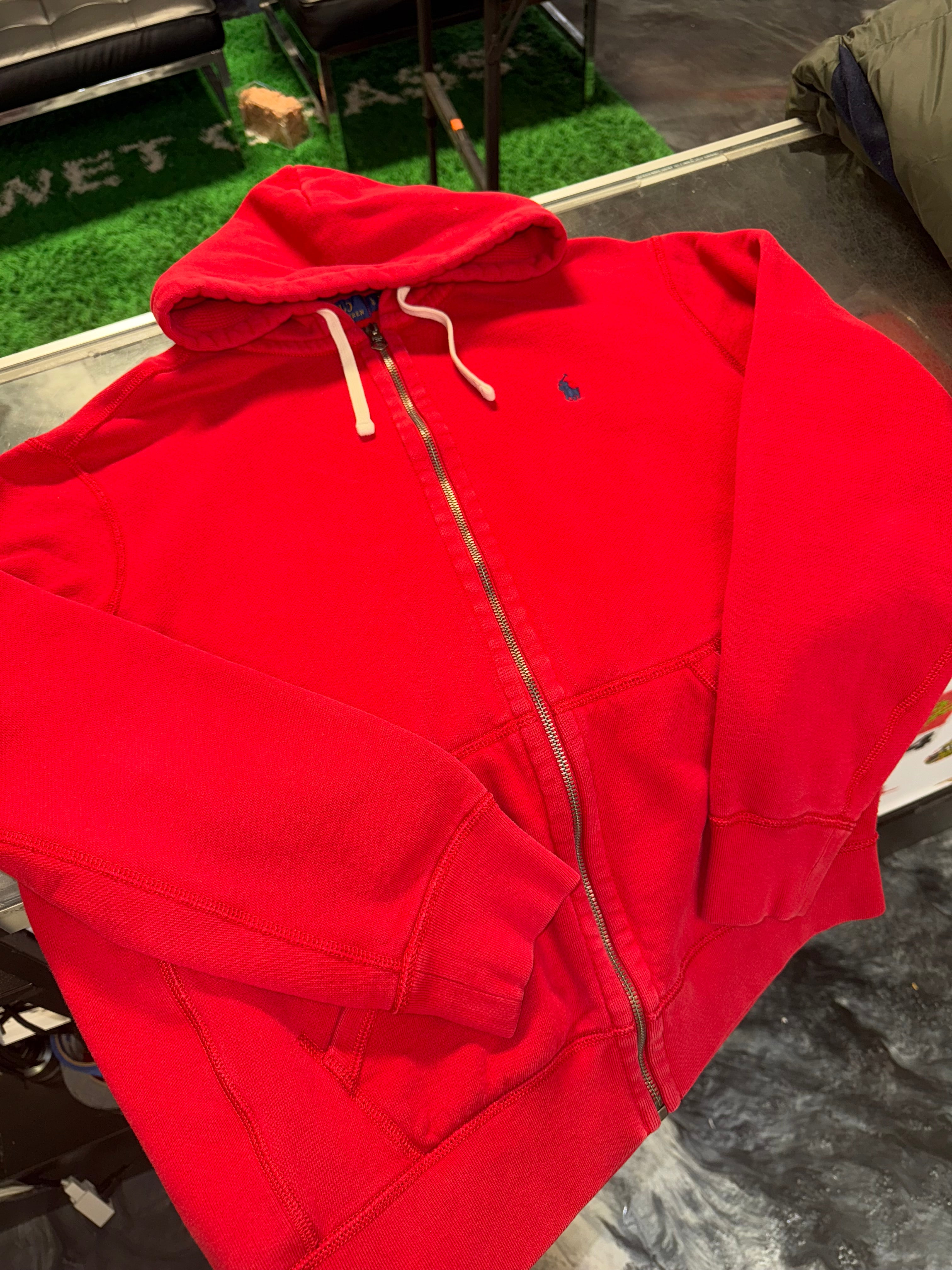 Size L Polo Ralph Lauren Zip Up “Red/Navy”