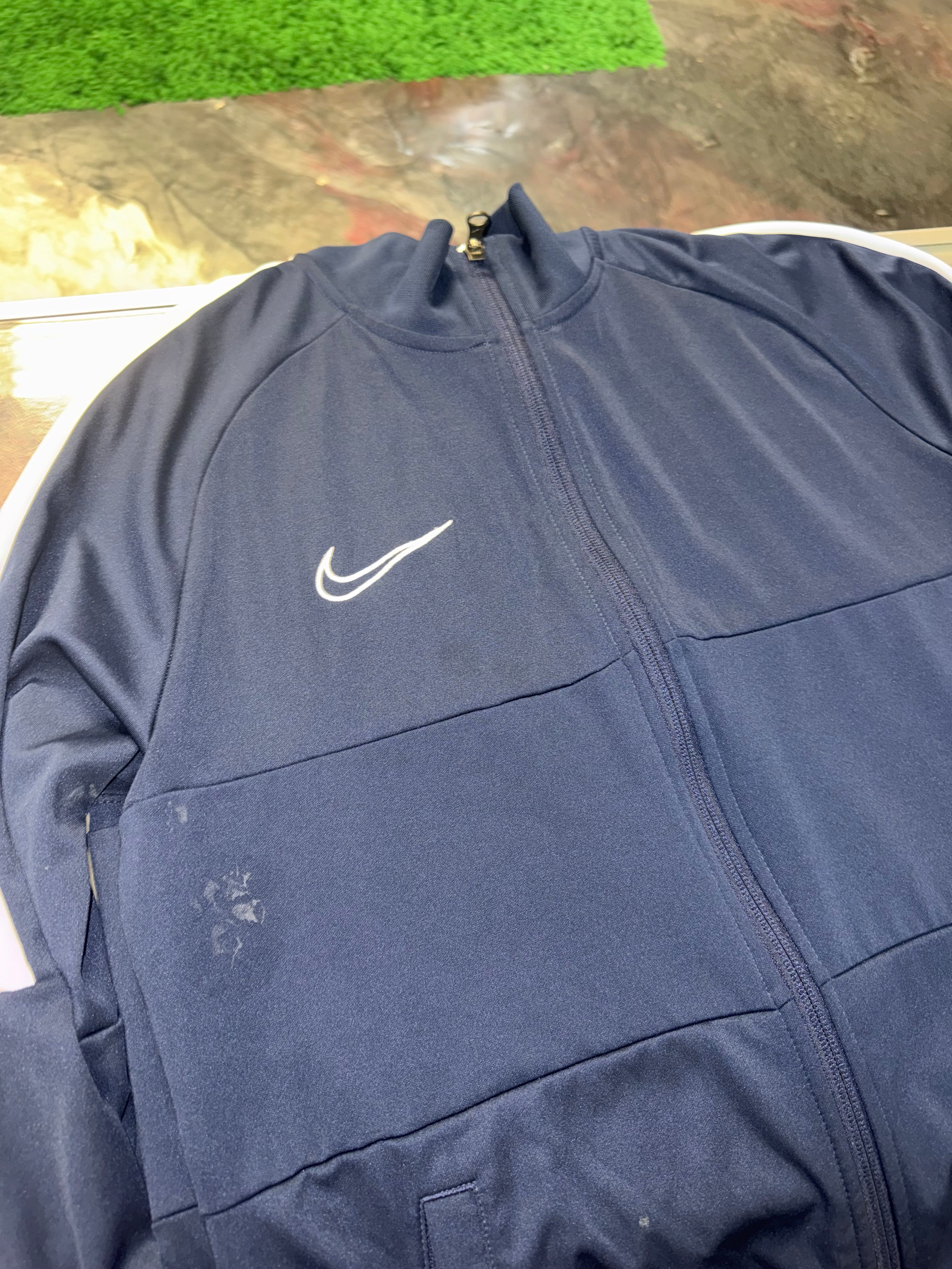 Medium Nike Zip Up Navy White