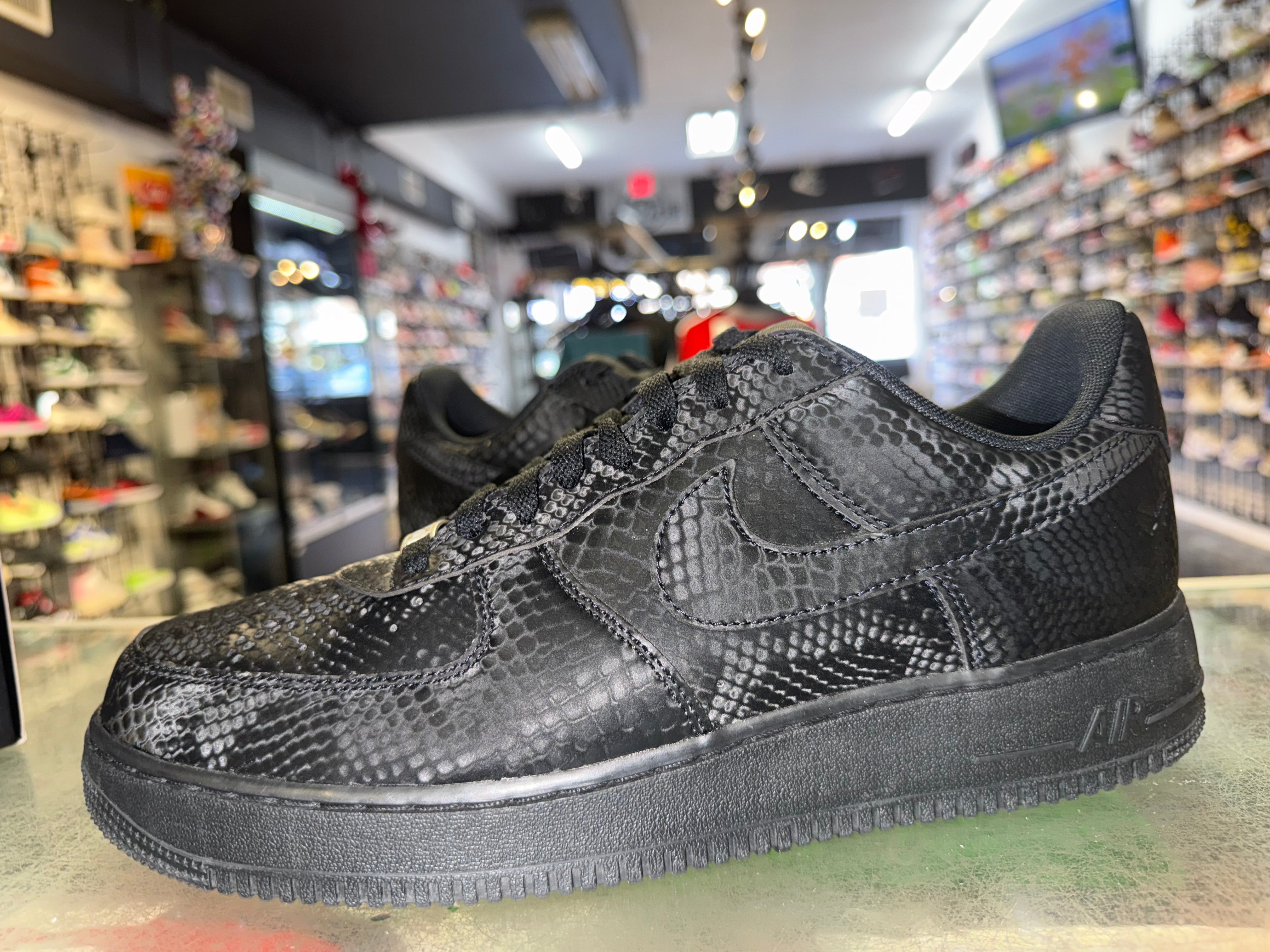 Size 12 Air Force 1 Kobe Bryant "Forever Black"