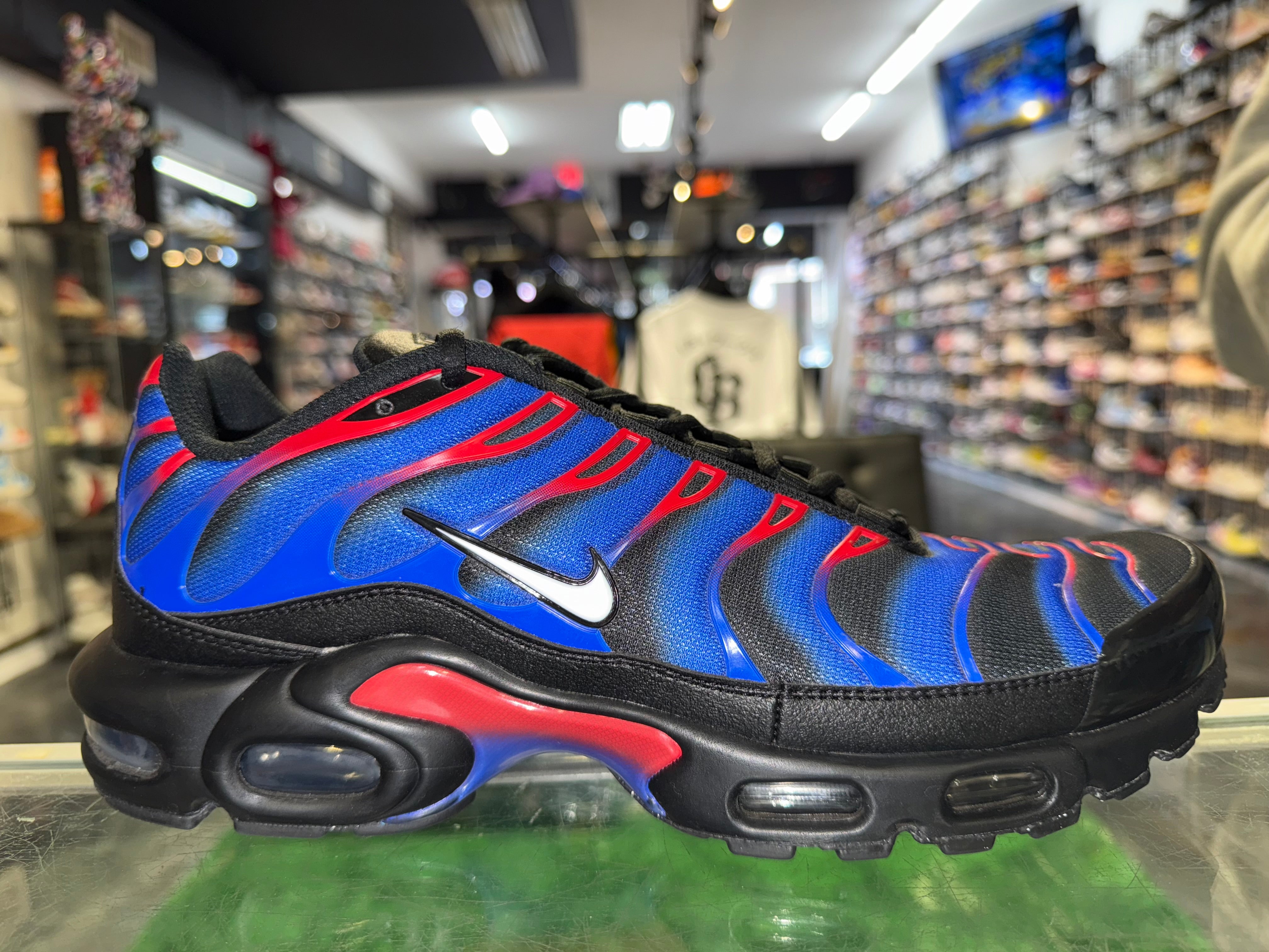 Size 10.5 Air Max Plus "Spider-Man"