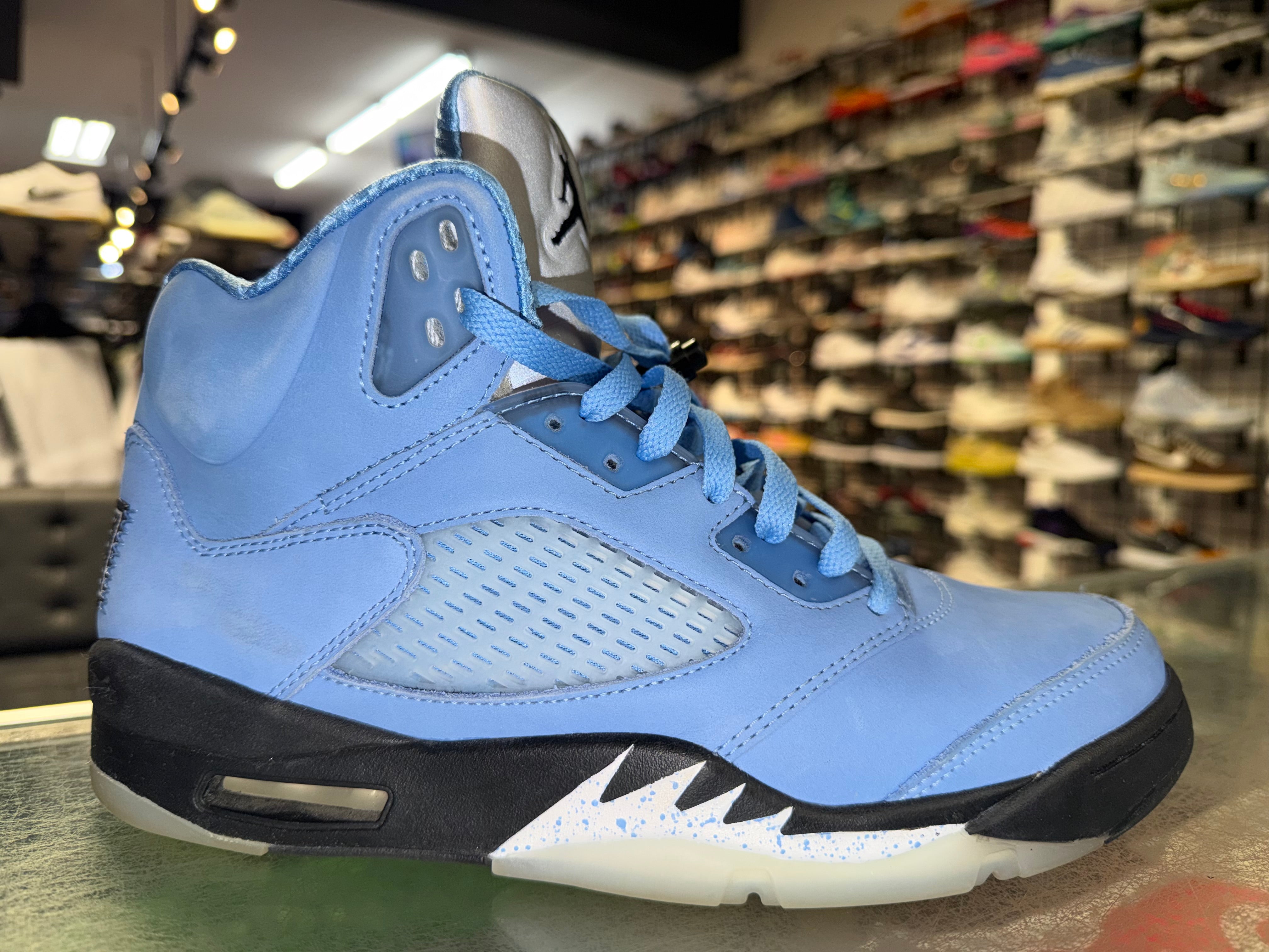 Size 9 Air Jordan 5 "UNC"
