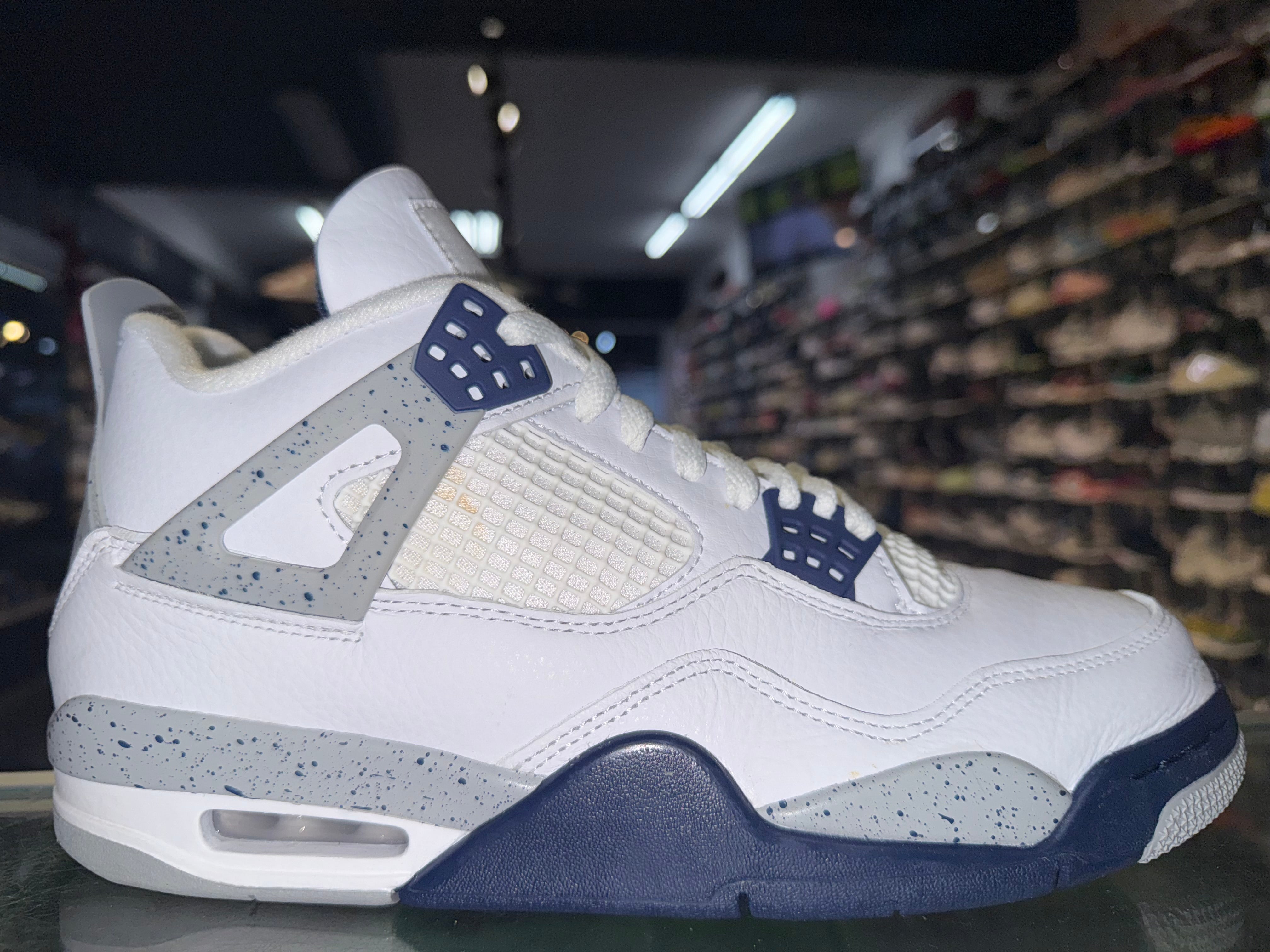 Size 9.5 Air Jordan 4 "Midnight Navy"