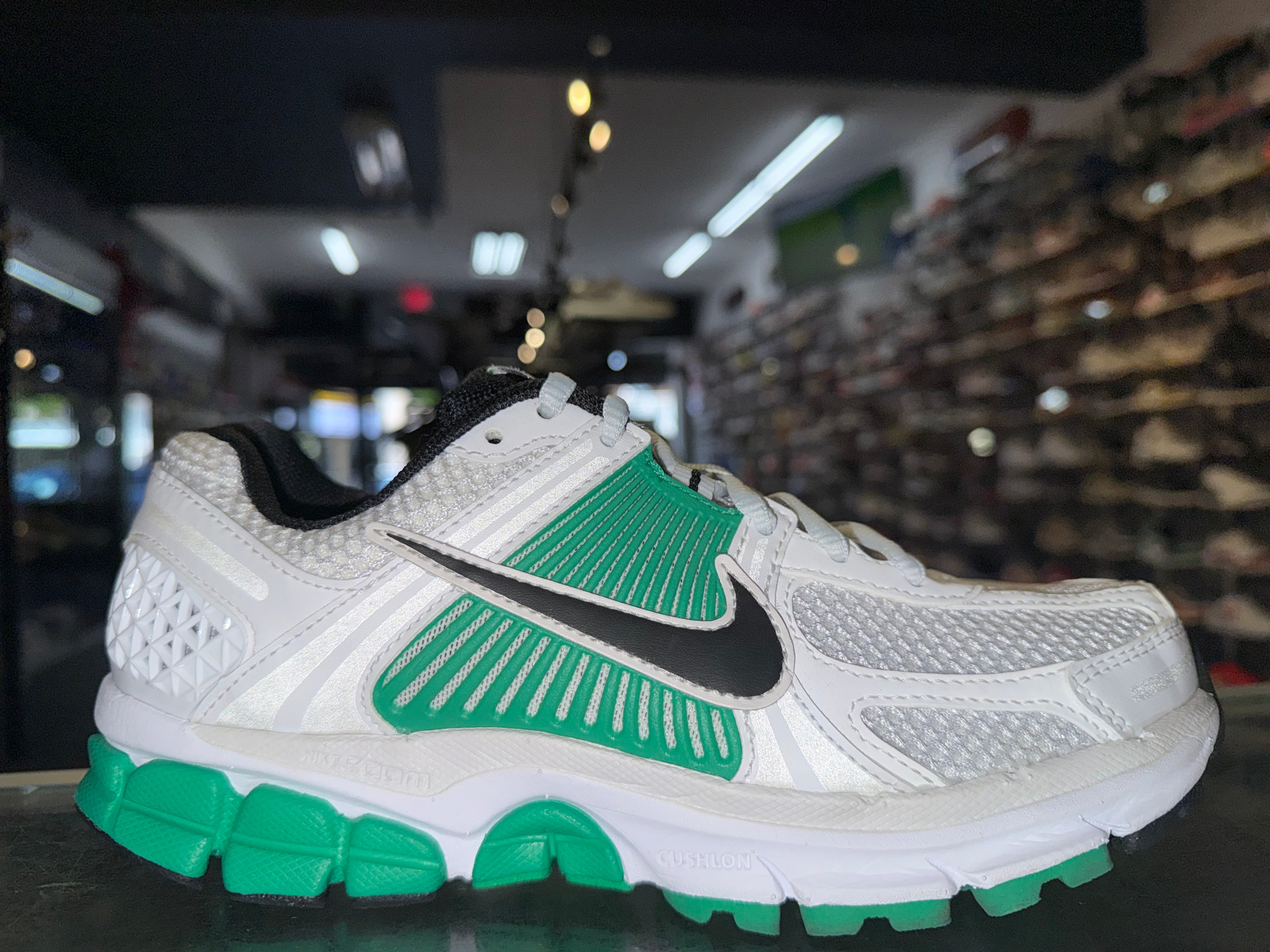 Size 5.5 (7W) Zoom Vomero 5 “Stadium Green”