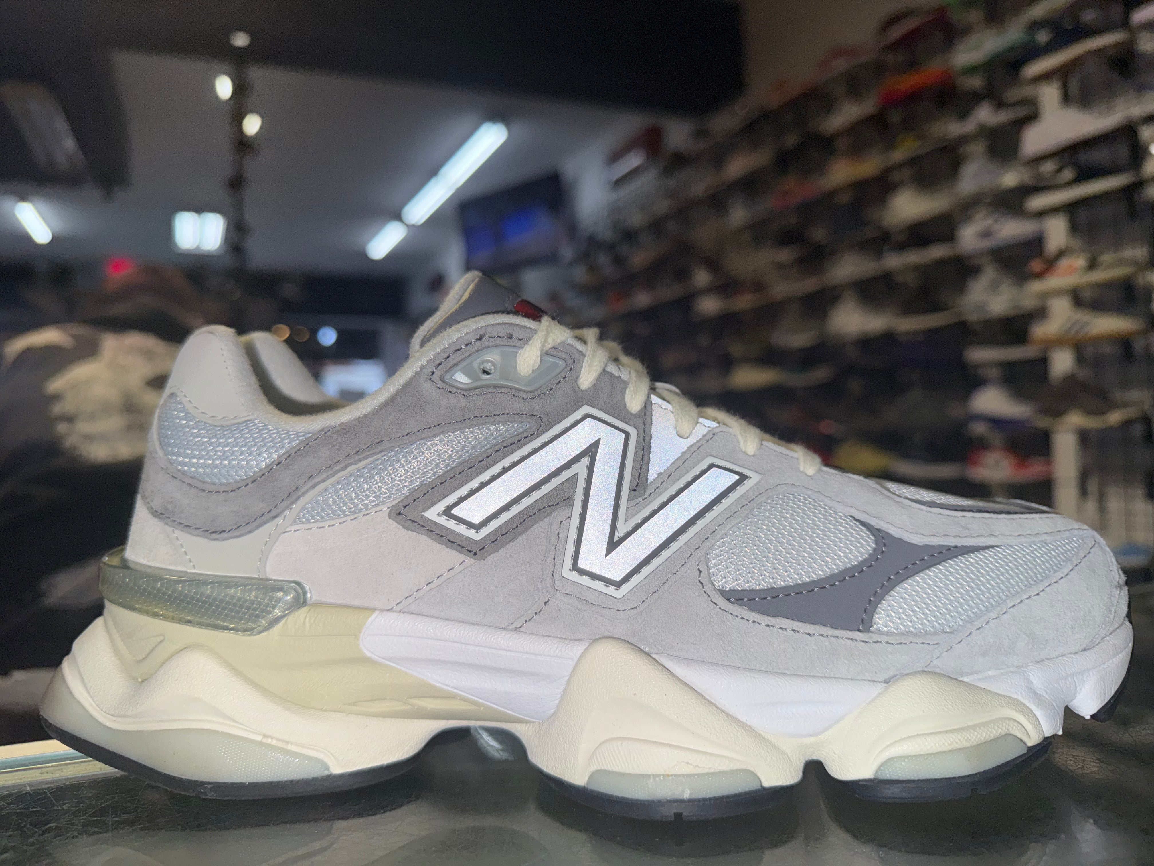 Size 8 New Balance 9060 “Rain Cloud Grey”