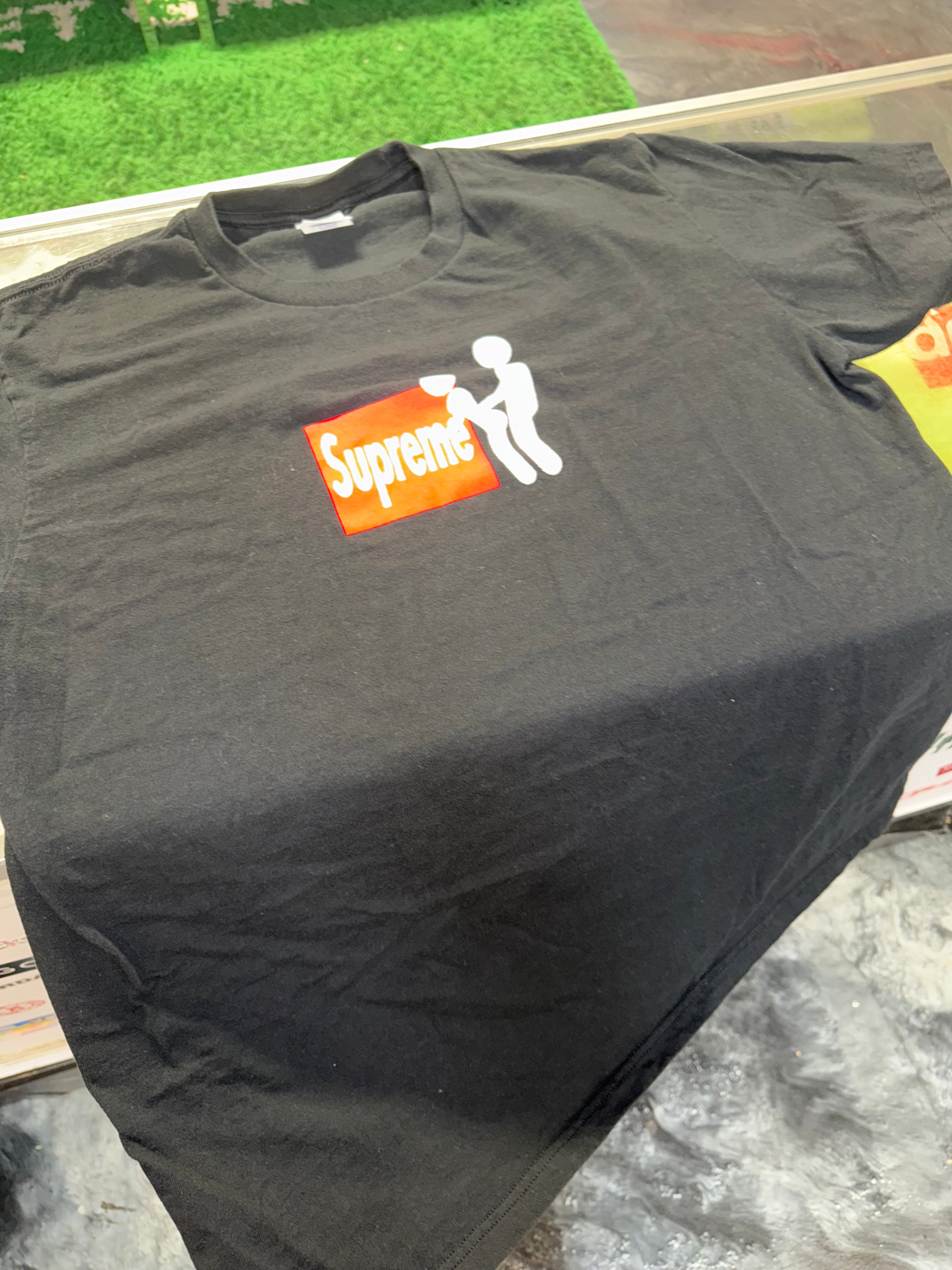 Size M Supreme Stick Tee “Black”