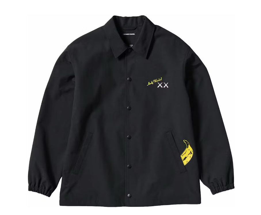Size M Kaws x Uniqlo Warhol Coaches Jacket “Black”