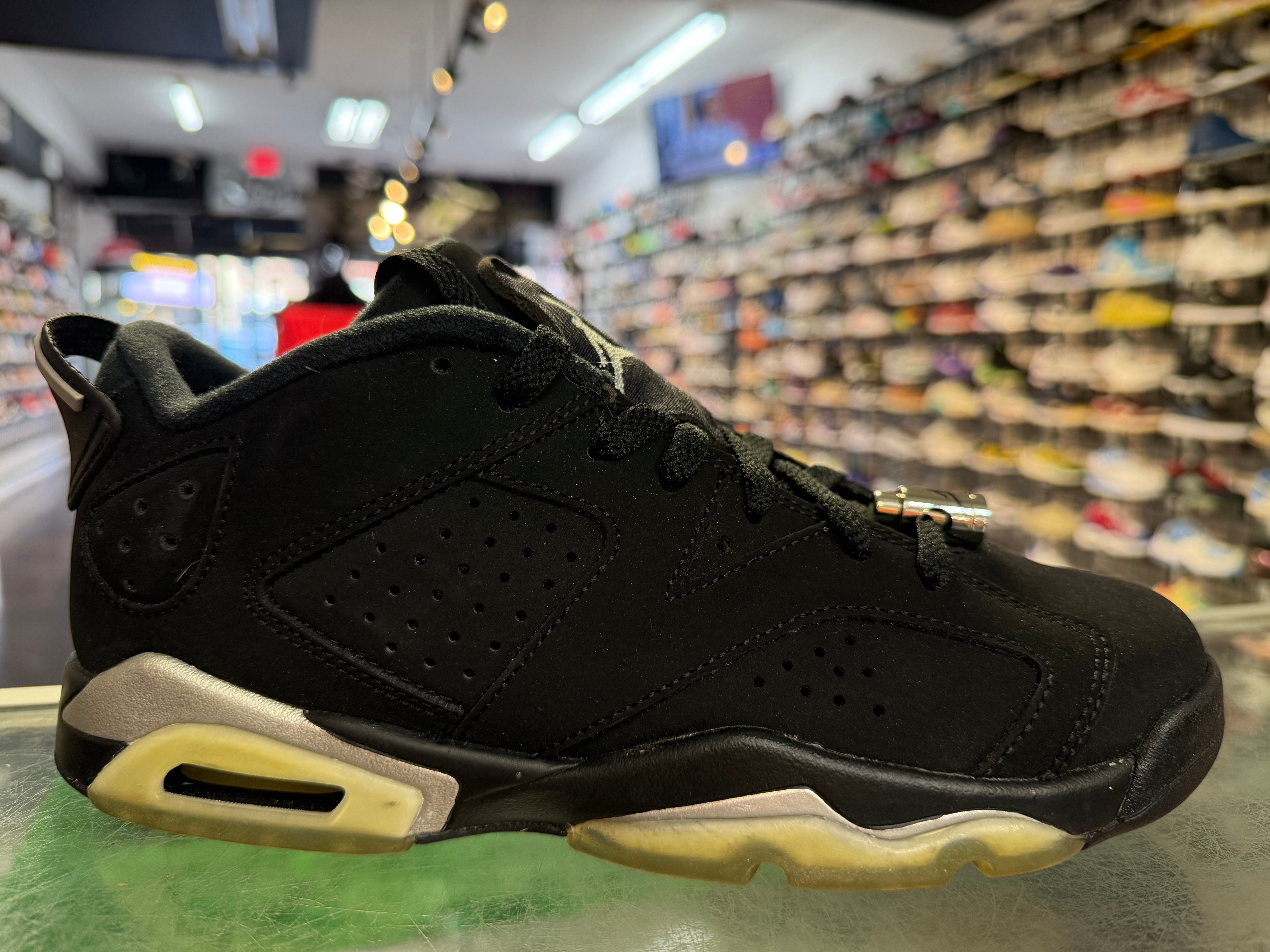 Size 6.5y Air Jordan 6 Low "Chrome" Brand New