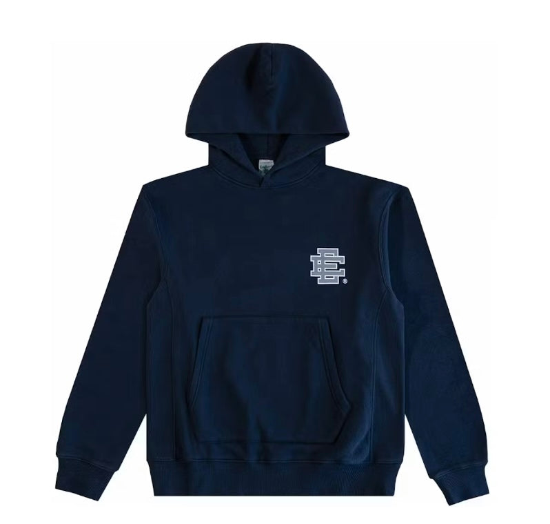 Size M Eric Emanuel EE Hoodie “Navy/Grey”