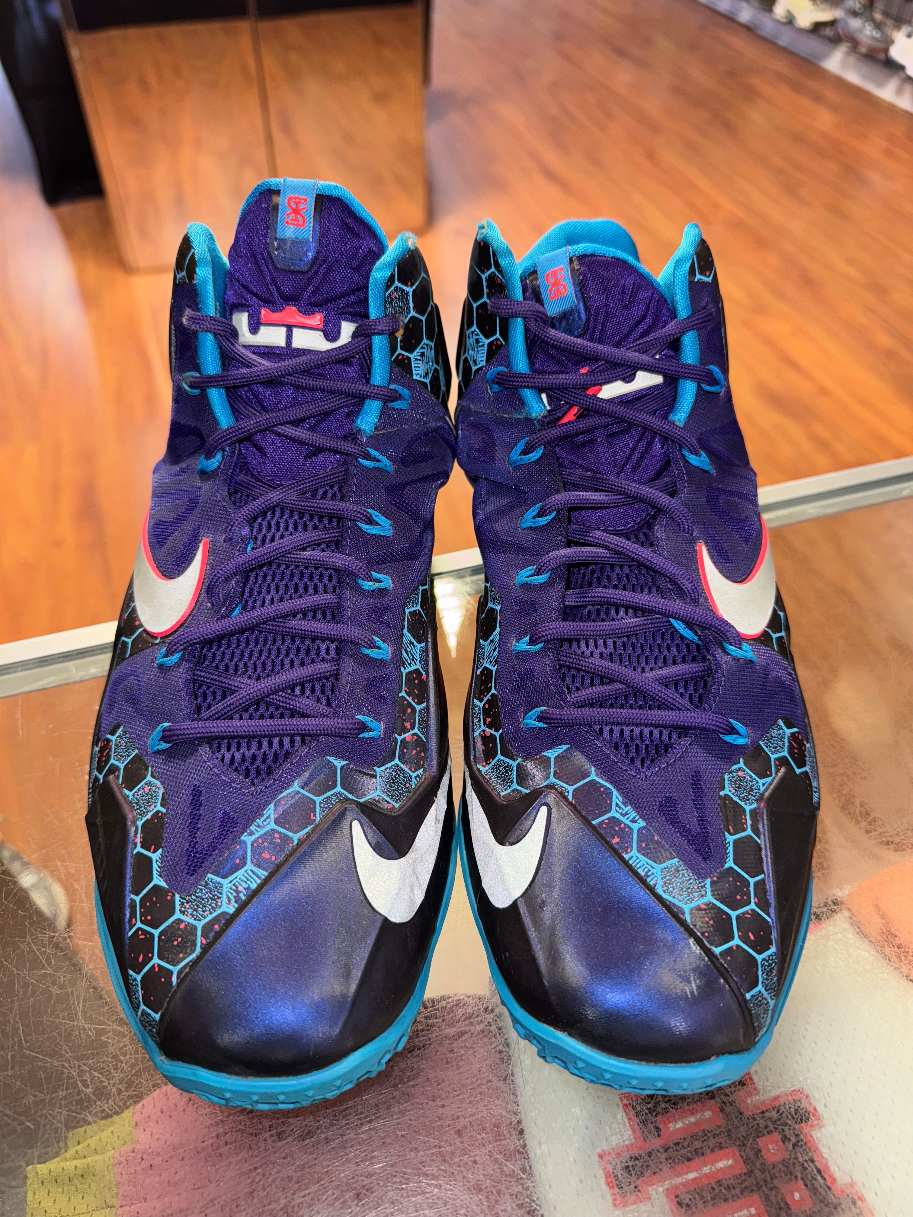 Size 10.5 Lebron 11 "Summit Lake Hornets"