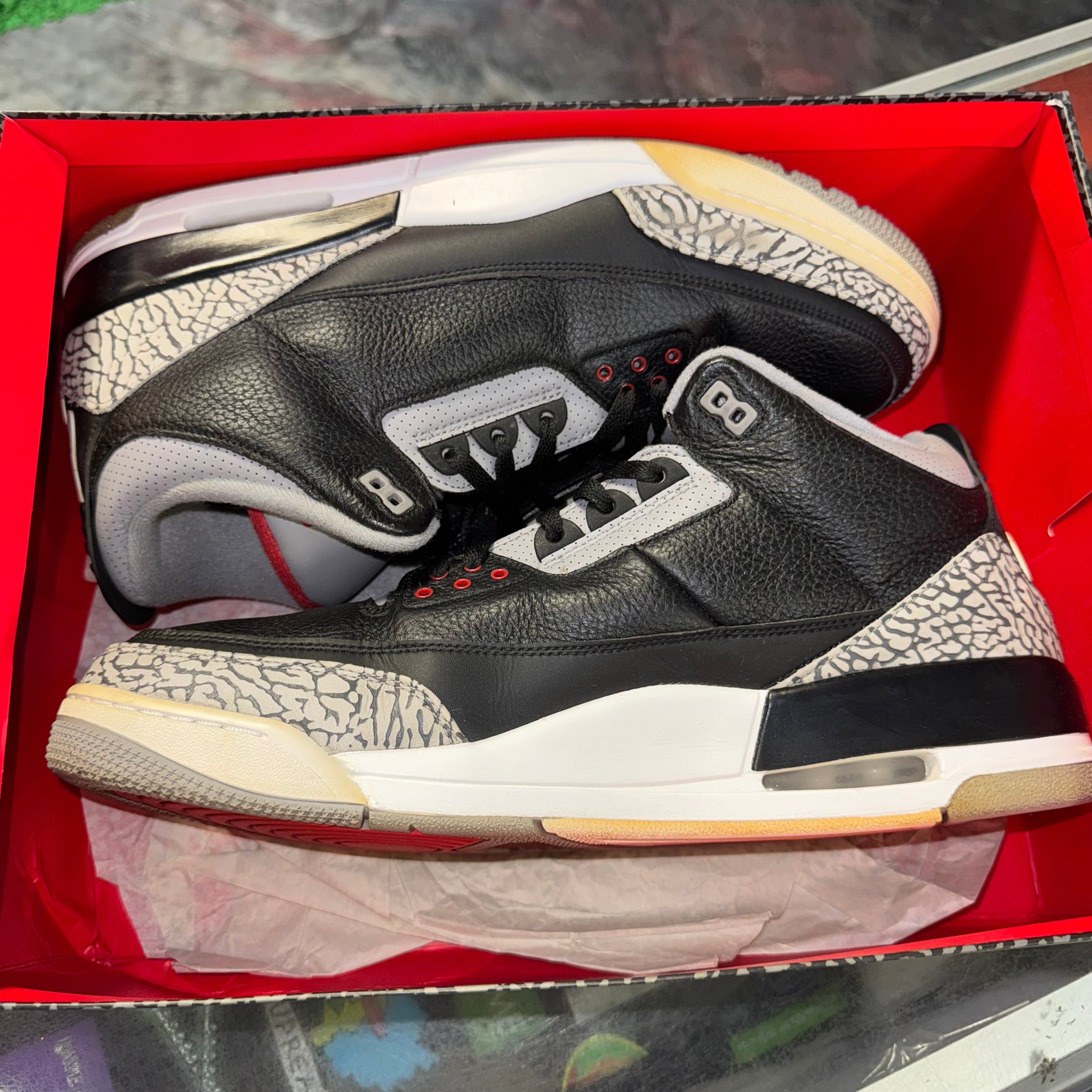 Size 16 Air Jordan 3 "Black Cement"