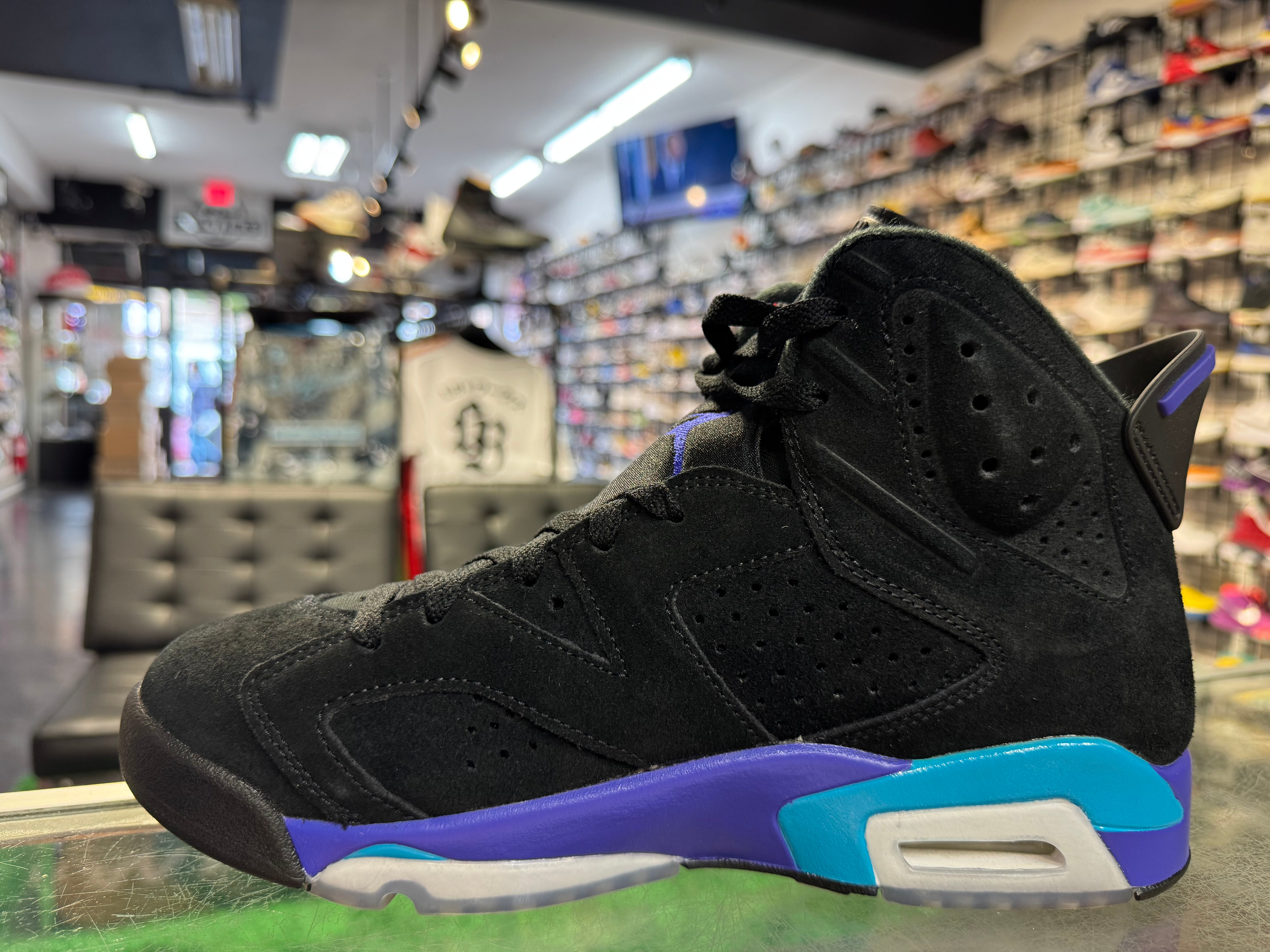 Size 8 Air Jordan 6 "Aqua"