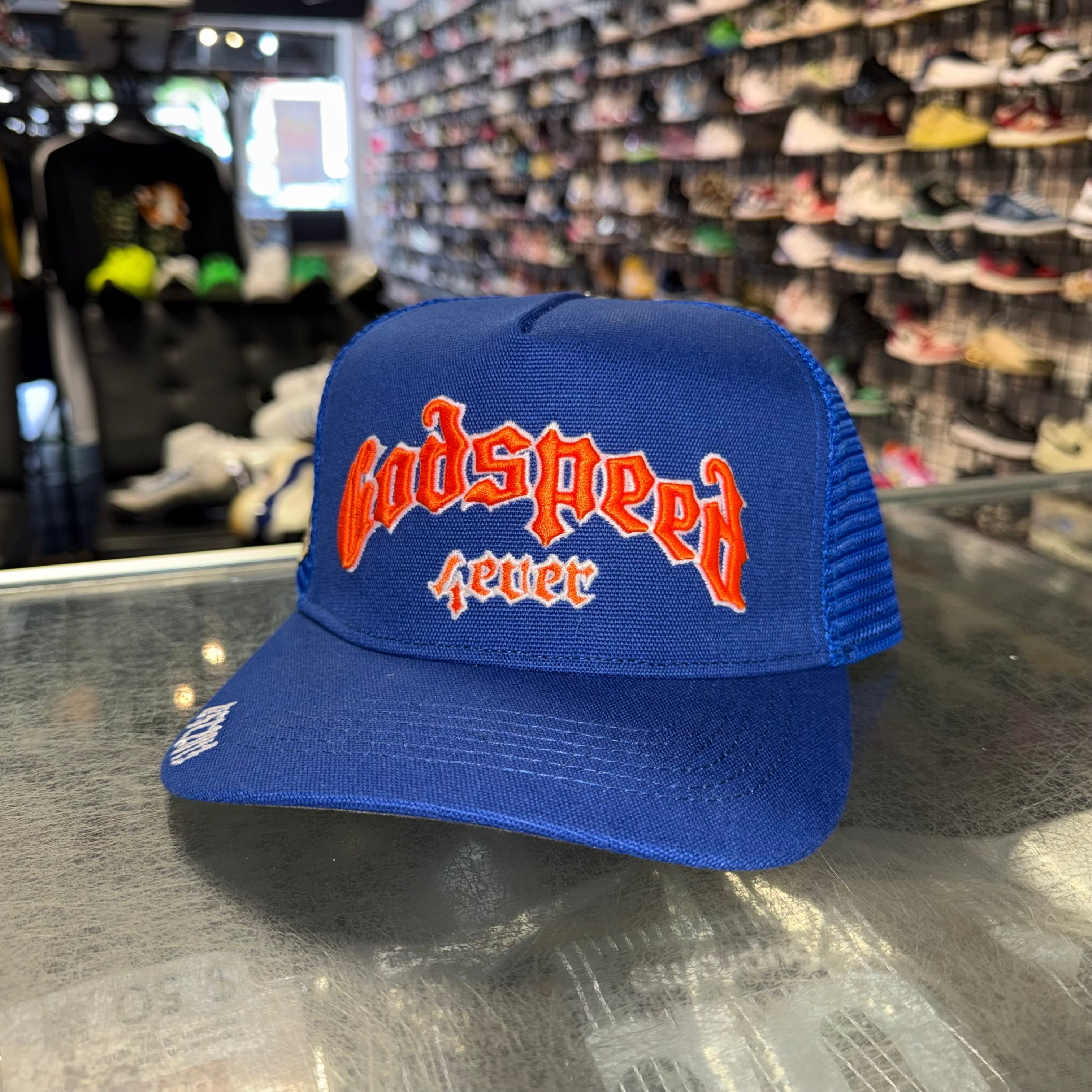 Size OS Godspeed SnapBack Hat “Blue/Orange” Worn 1x