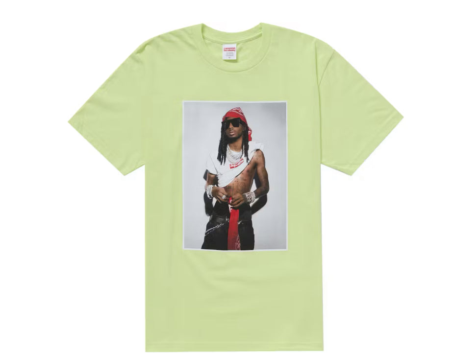 Size XL Supreme Playboi Carti Tee “Pale Yellow”