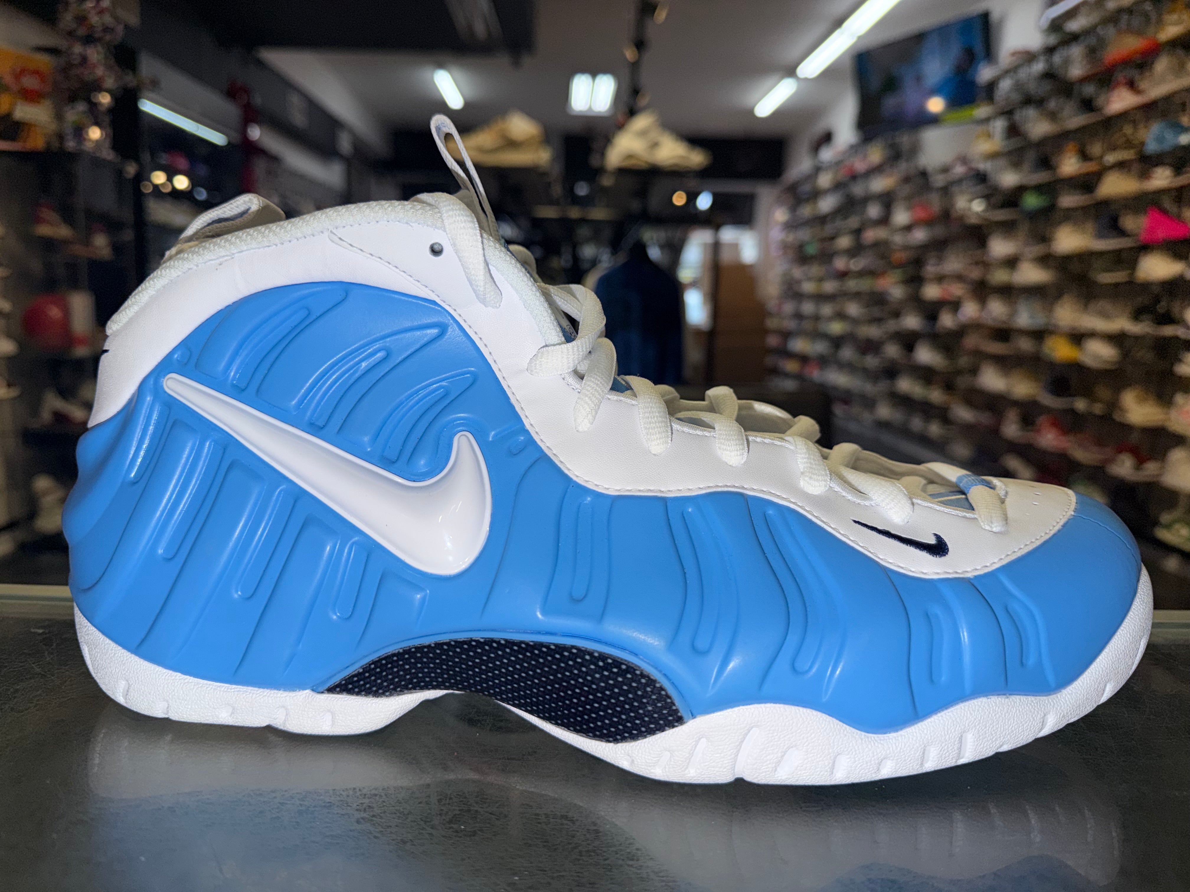 Size 13 Foampostite Pro "Univeristy Blue" Worn 1x