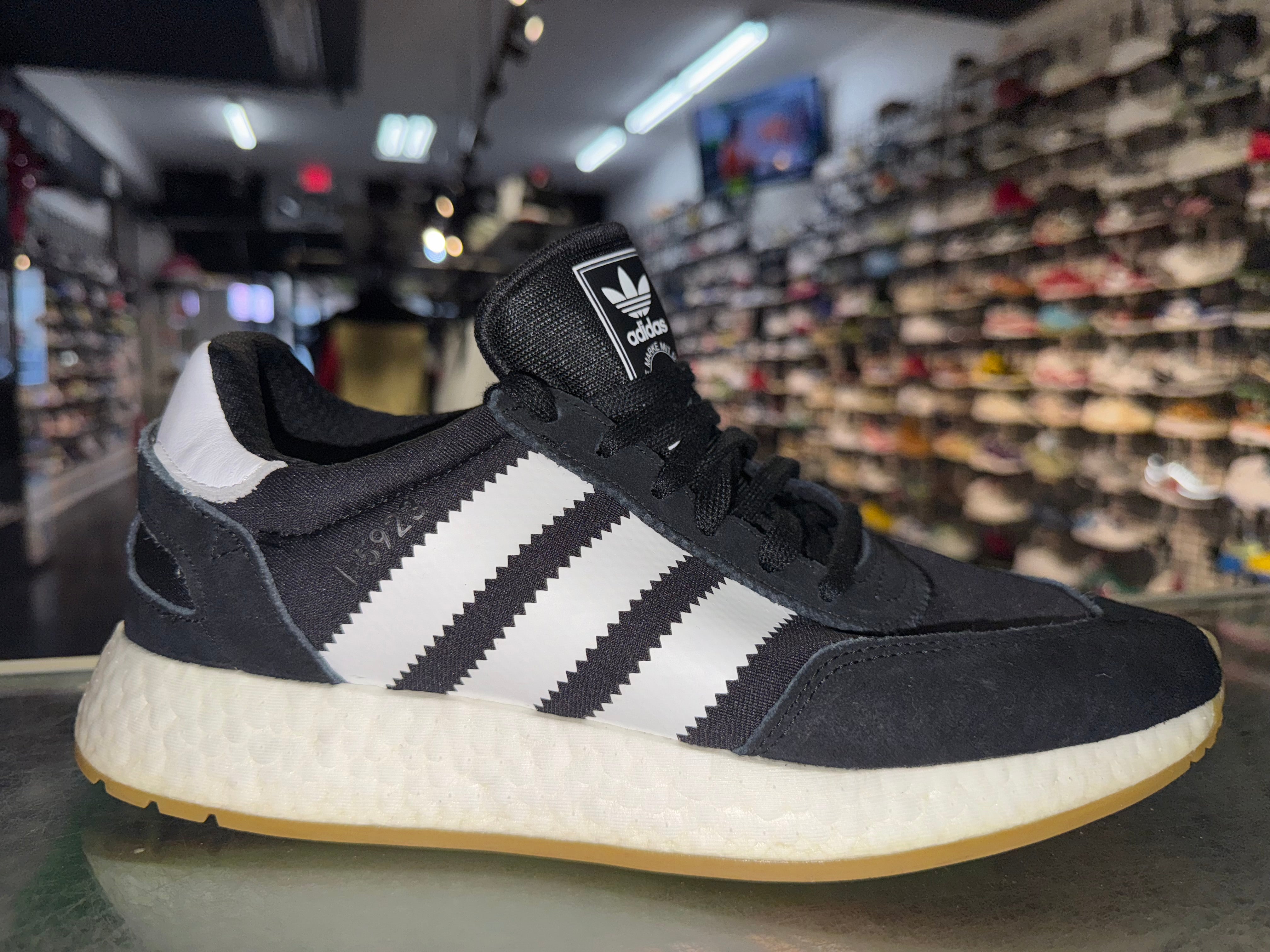 Size 8.5 Adidas I-5923 "Black White Gum"