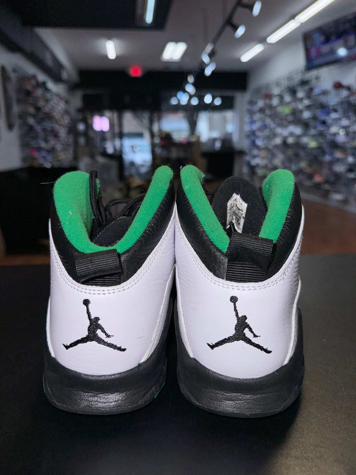 Size 7y Air Jordan 10 “Celtics" (MAMO)