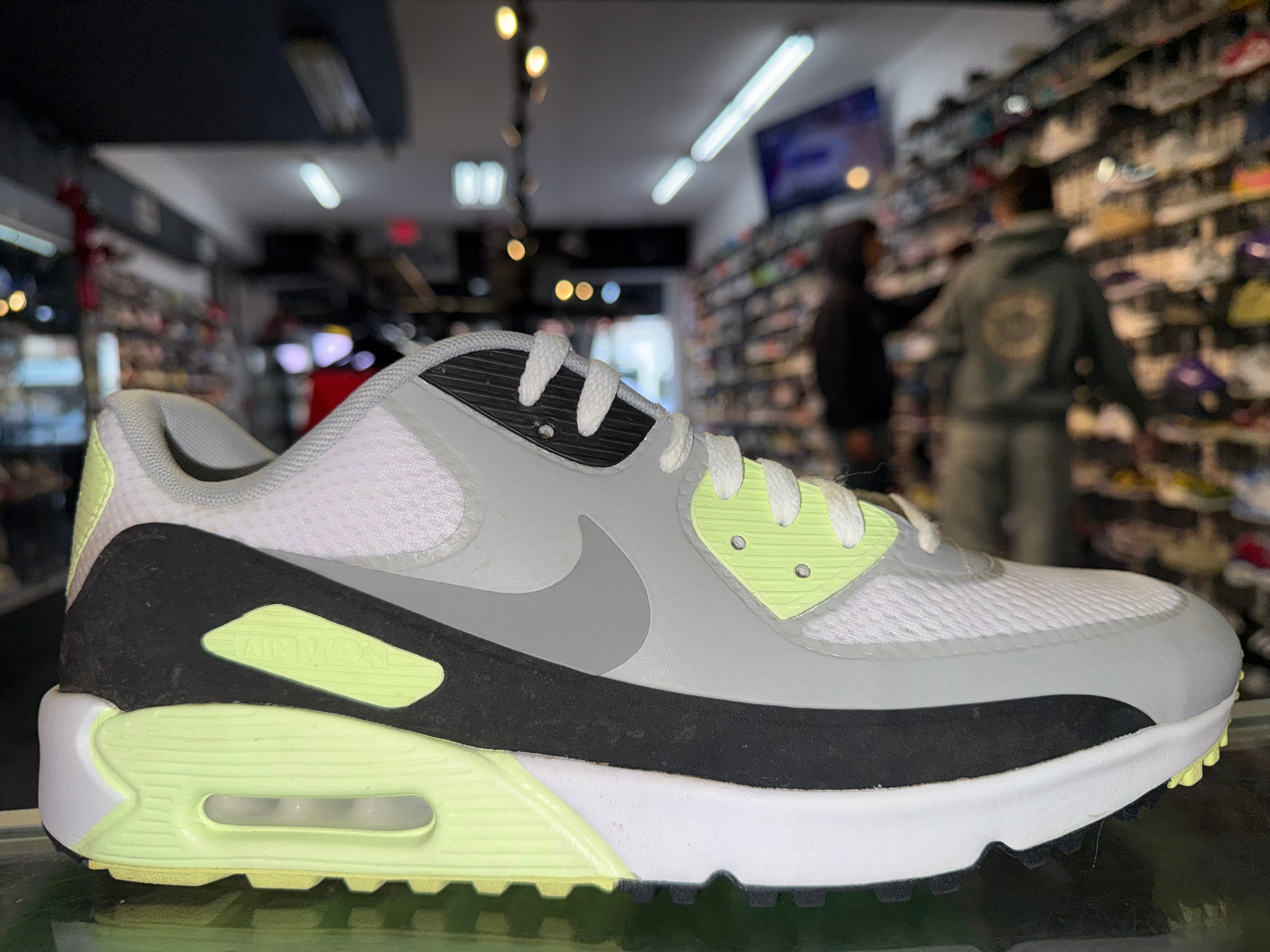 Size 11.5 Air Max 90 Golf "Particle Grey Volt"