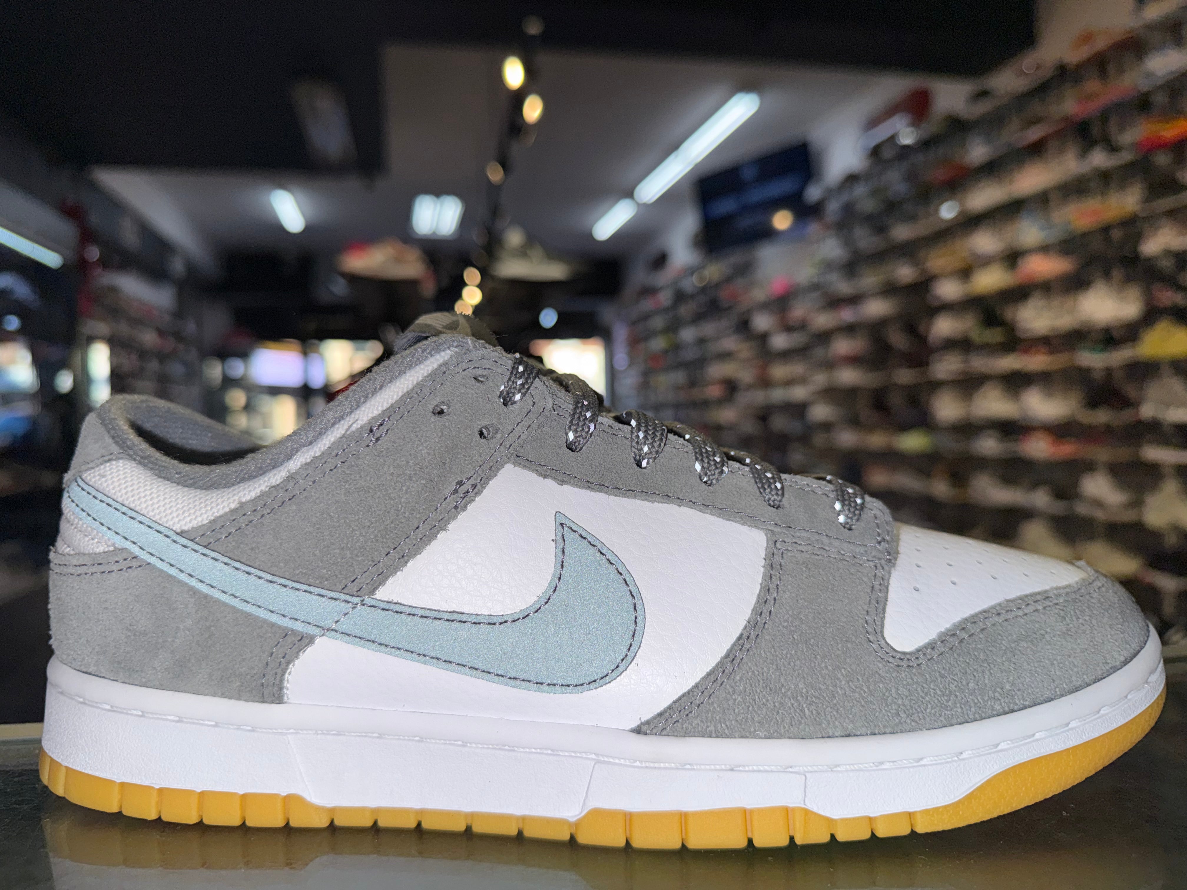 Size 9 Dunk Low "Smoke Grey Gum 3M Swoosh"