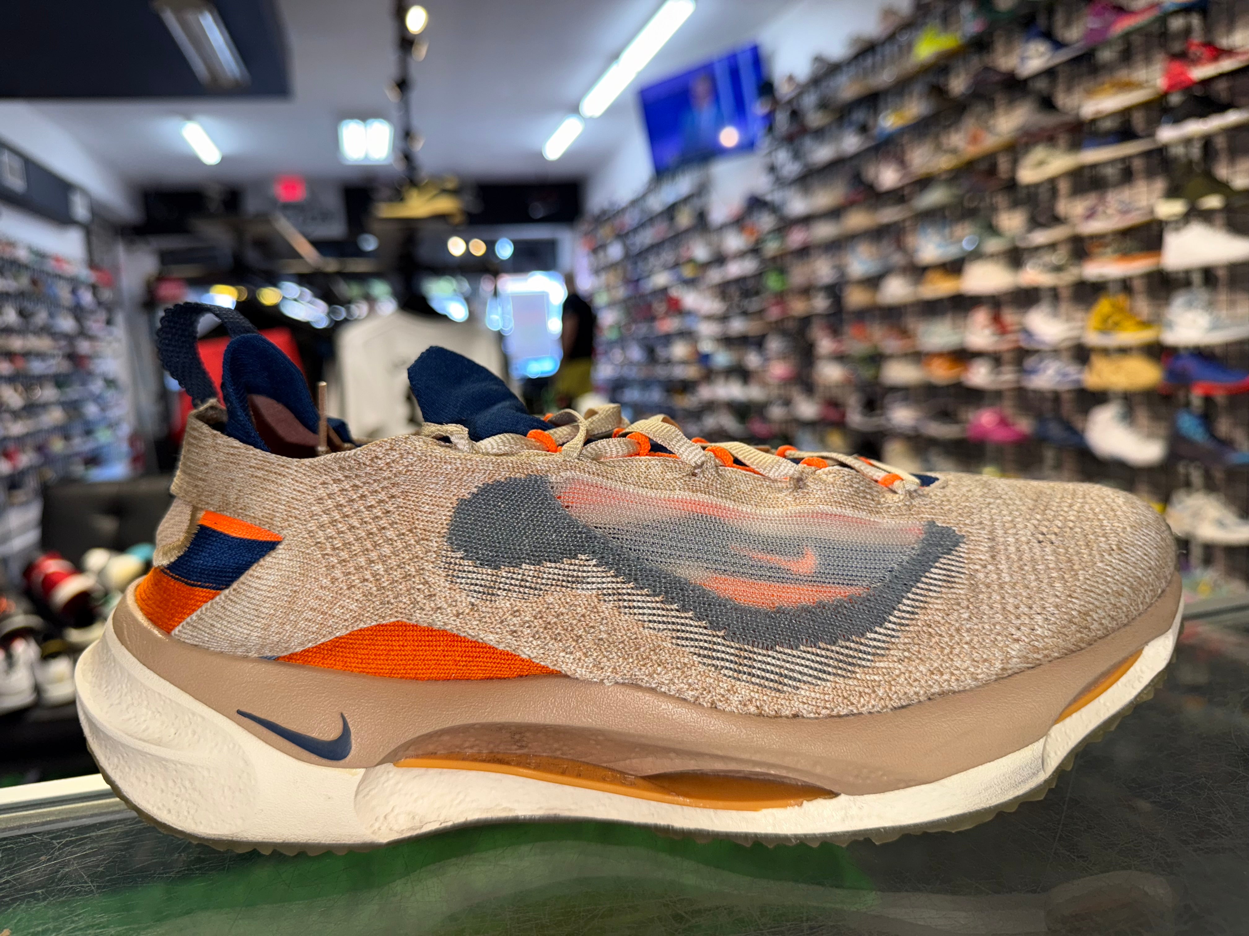 Size 11 Nike Spark Flyknit "Tan Total Orange"