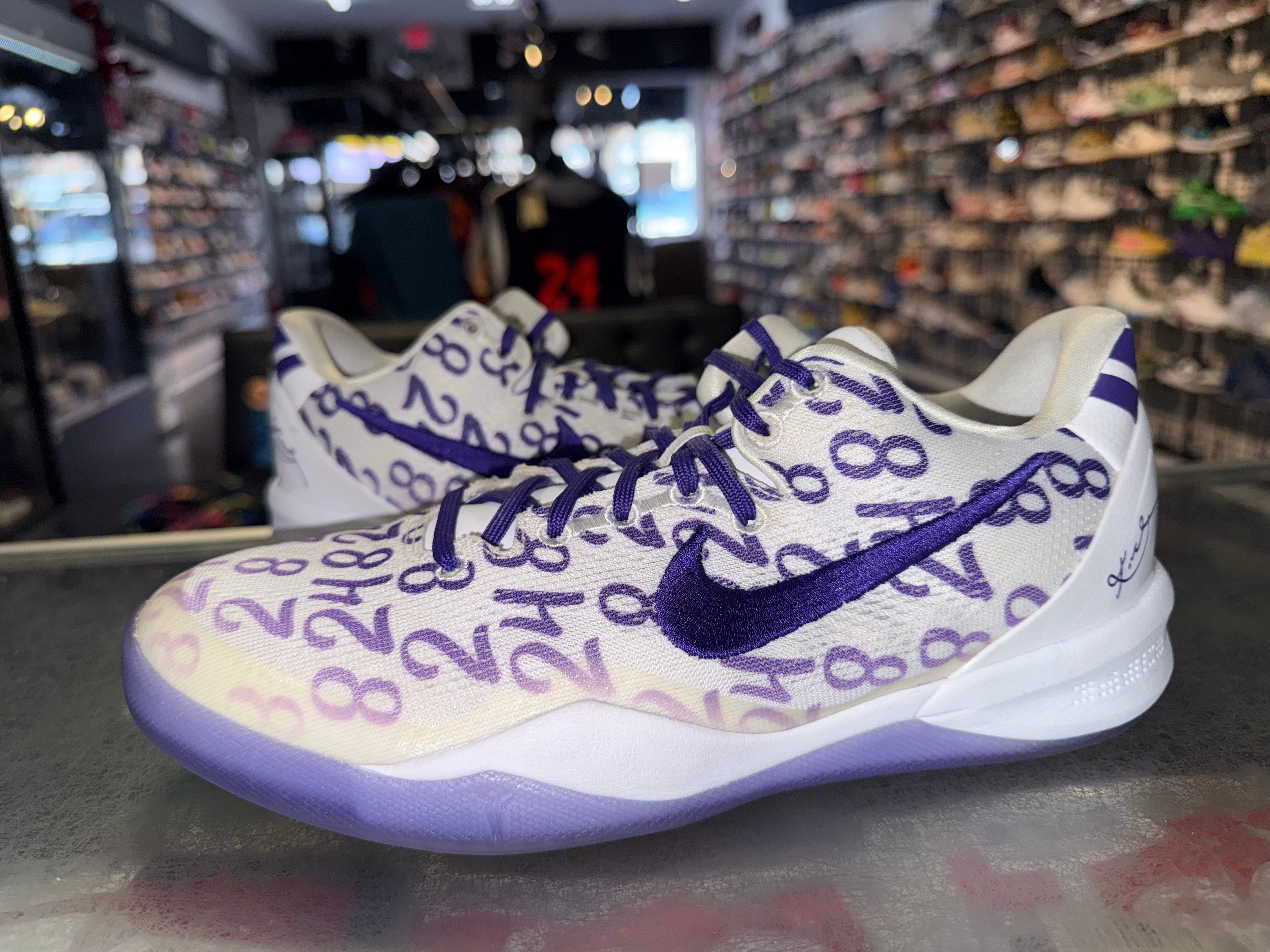 Size 7y Kobe 8 "Court Purple"