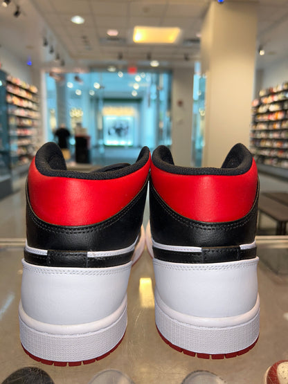 Size 9.5 Air Jordan 1 Mid “Gym Red Black Toe” Brand New