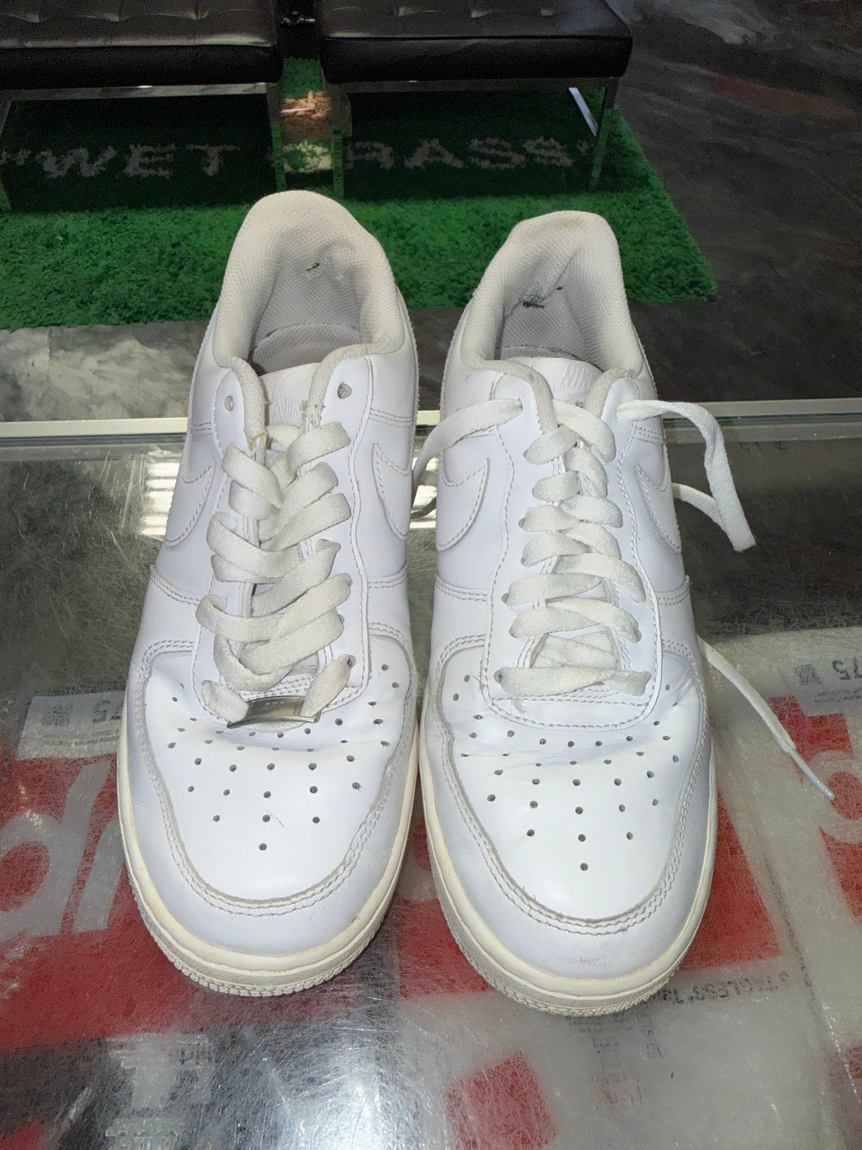 Size 8 AF1 "White" - NB