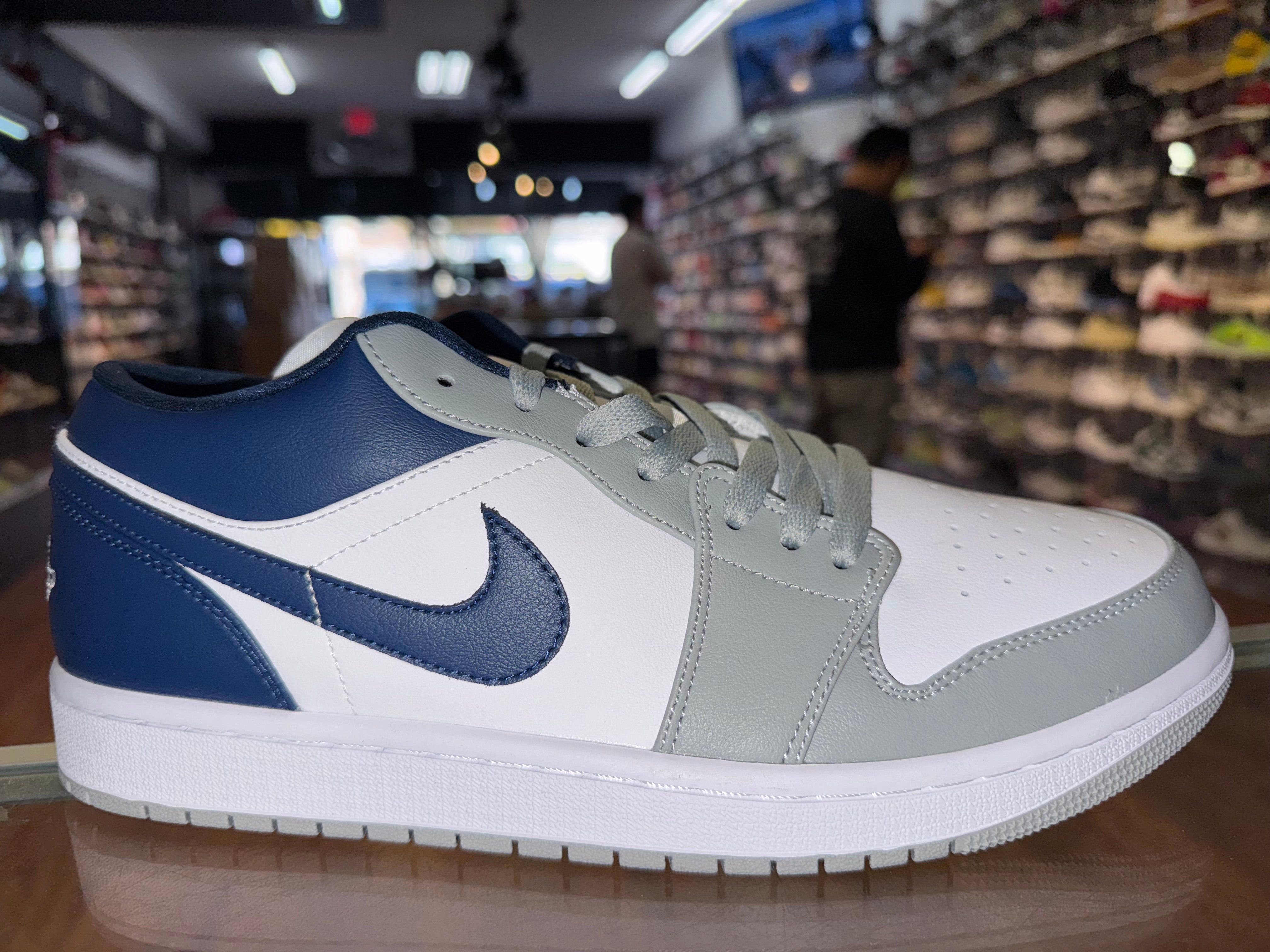 Size 10 Air Jordan 1 Low "Stealth French Blue" Brand New