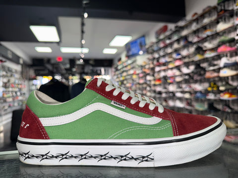 Size 10 Supreme x Vans Old Skool “Barbed Wire Green”