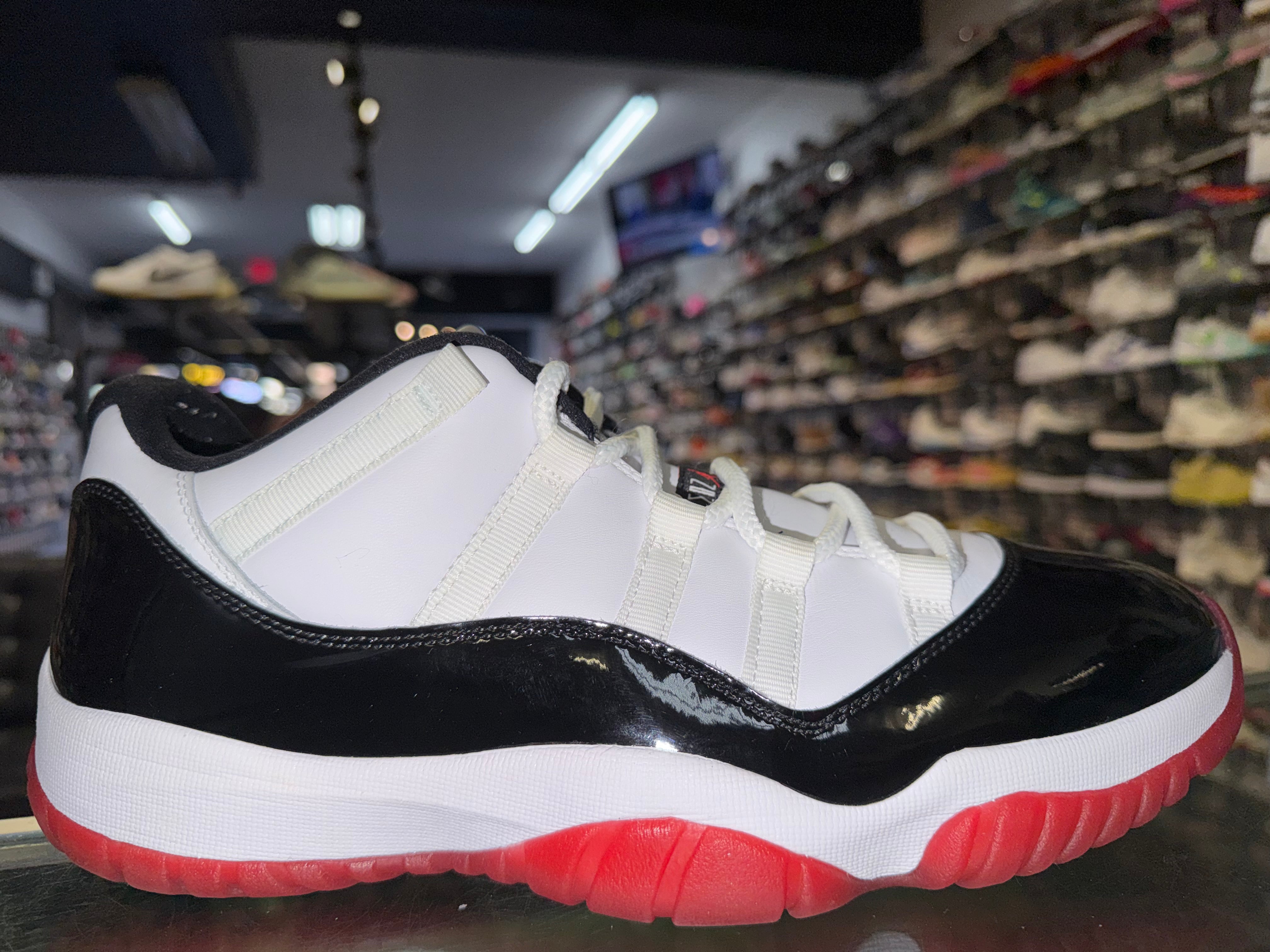 Size 11.5 Air Jordan 11 Low "Concord Bred"