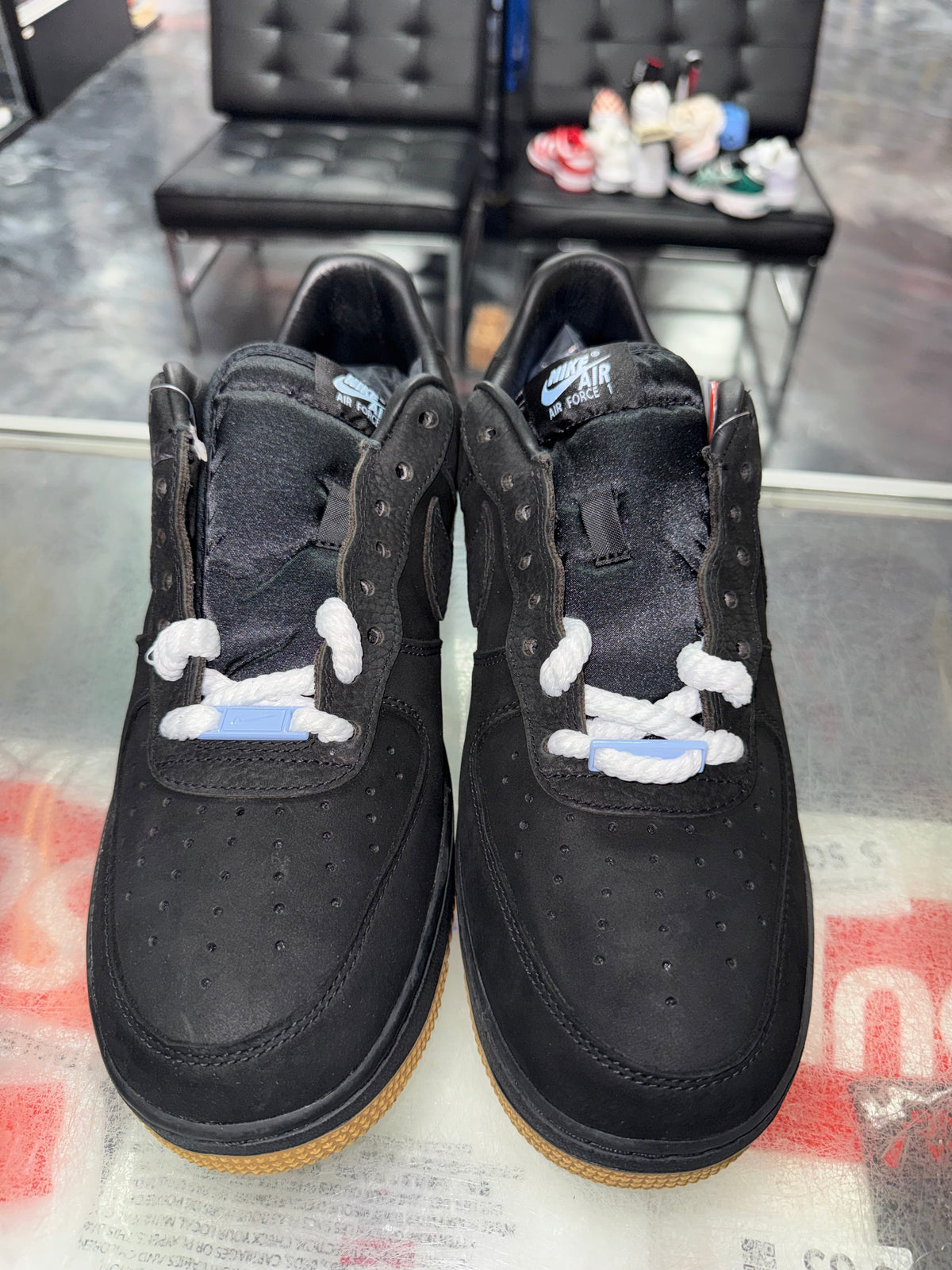 Size 10.5 Air Force 1 Ja Morant NY vs NY "Black Gold" Brand New
