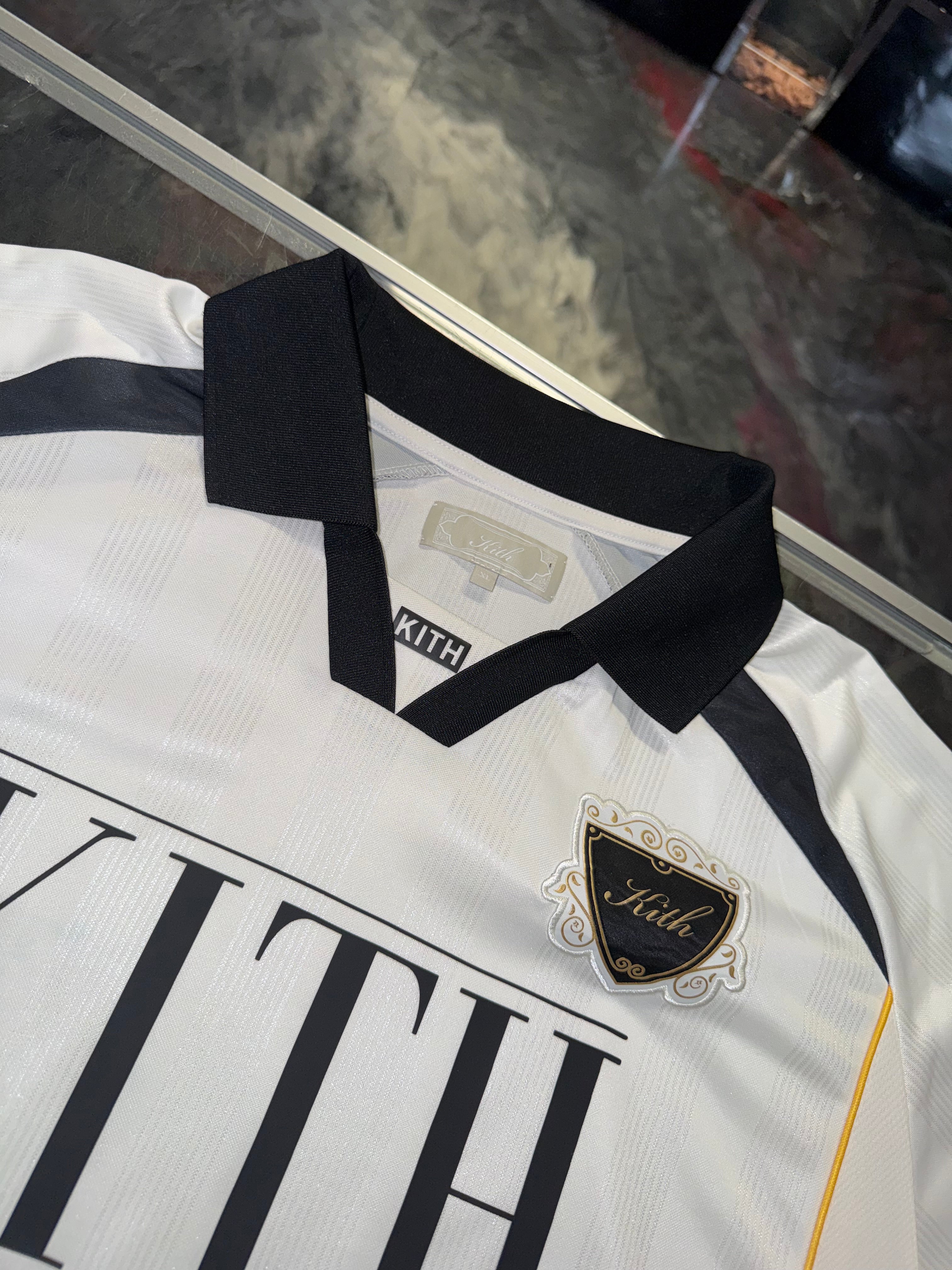 Size XL Kith Beverly Hills Jersey Tee “White/Black” – Direct Kicks