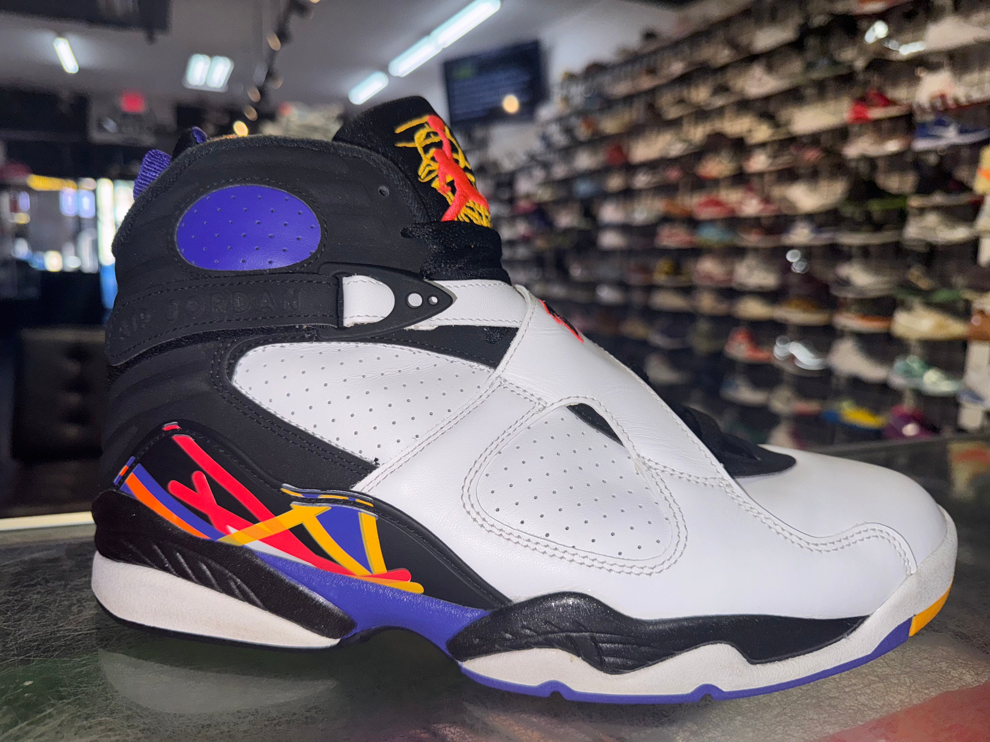 Size 10 Air Jordan 8 "3-Peat"