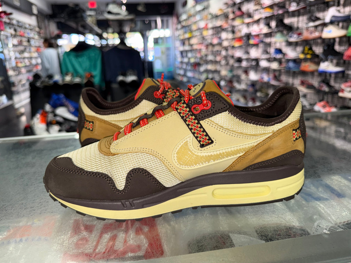 Nike Air Max 1 Travis Scott Cactus Jack Baroque Brown sneaker, pre-owned, size 9 – view 4