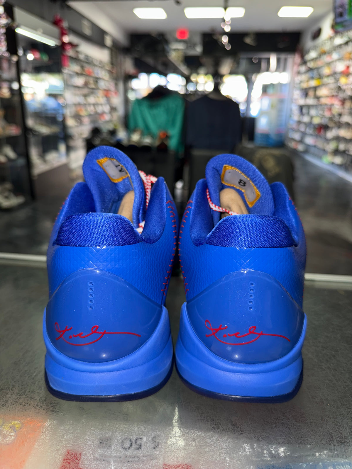 Nike Kobe 5 Protro Dodgers sneaker, pre-owned, size 12 – view 6