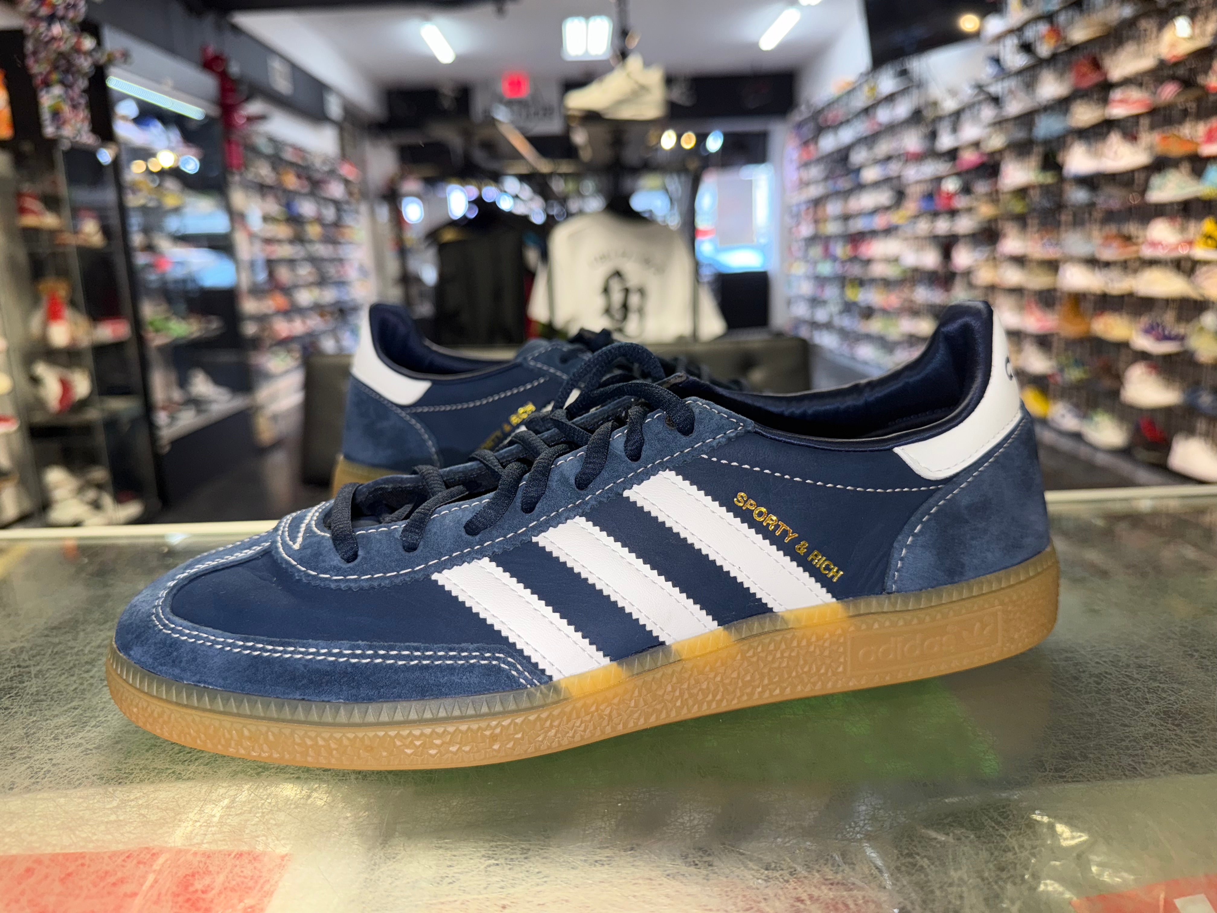 Size 9.5 Adidas Handball Spezial Sporty & Rich "Night Indigo"