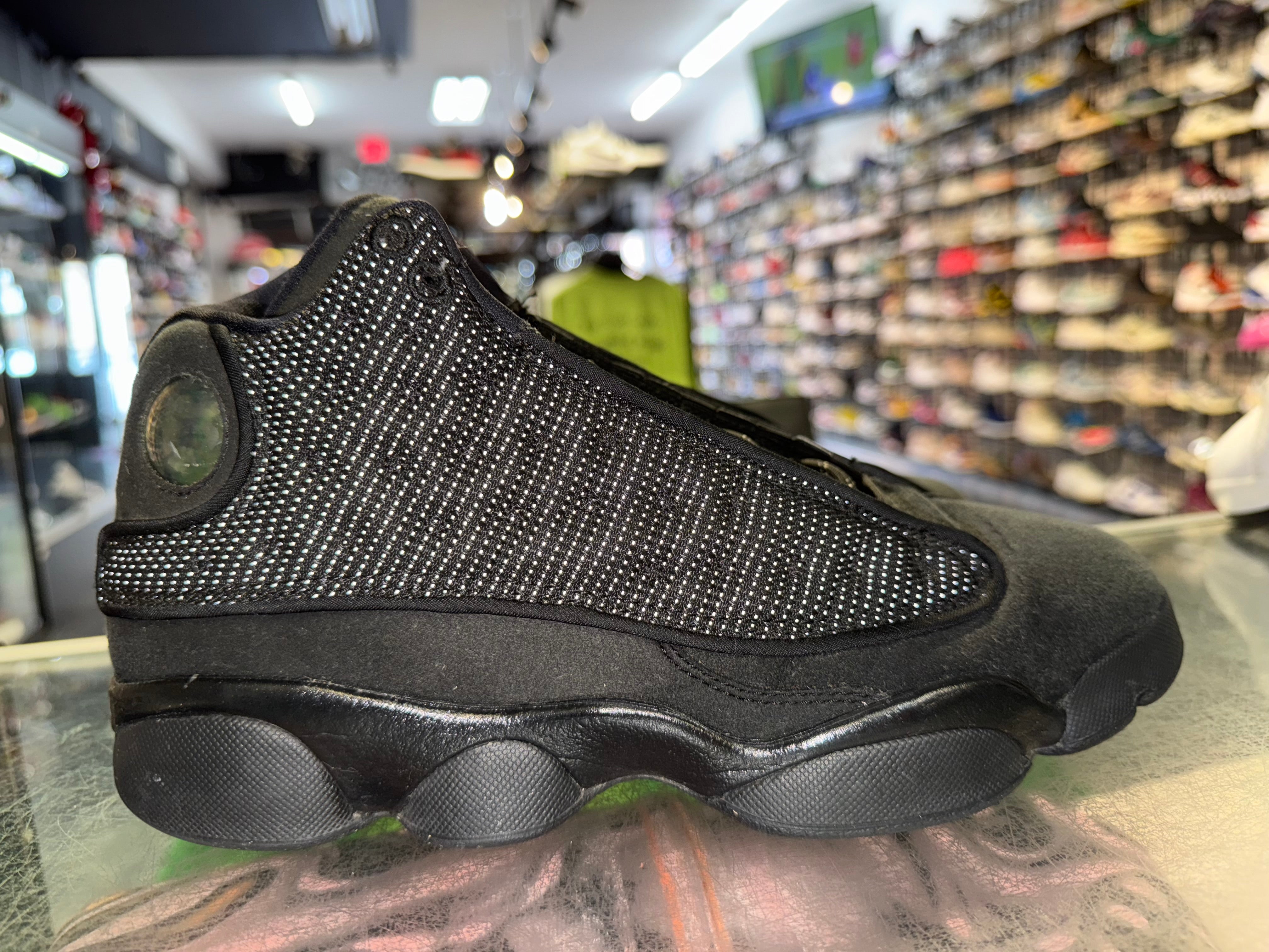 Size 7y Air Jordan 13 “Black Cat”