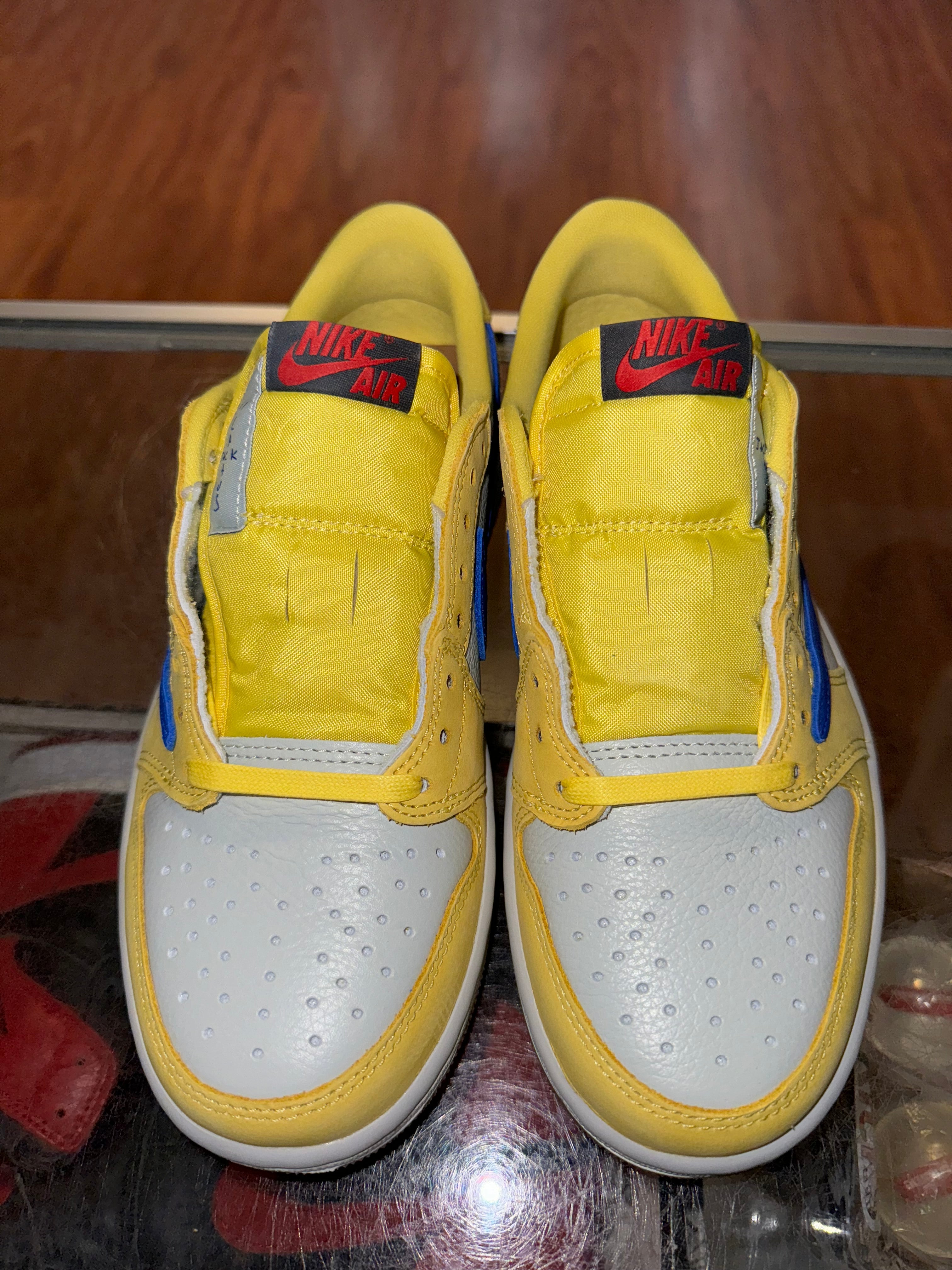 Size 6 (7.5W) Air Jordan 1 Low Travis Scott “Canary” Brand New
