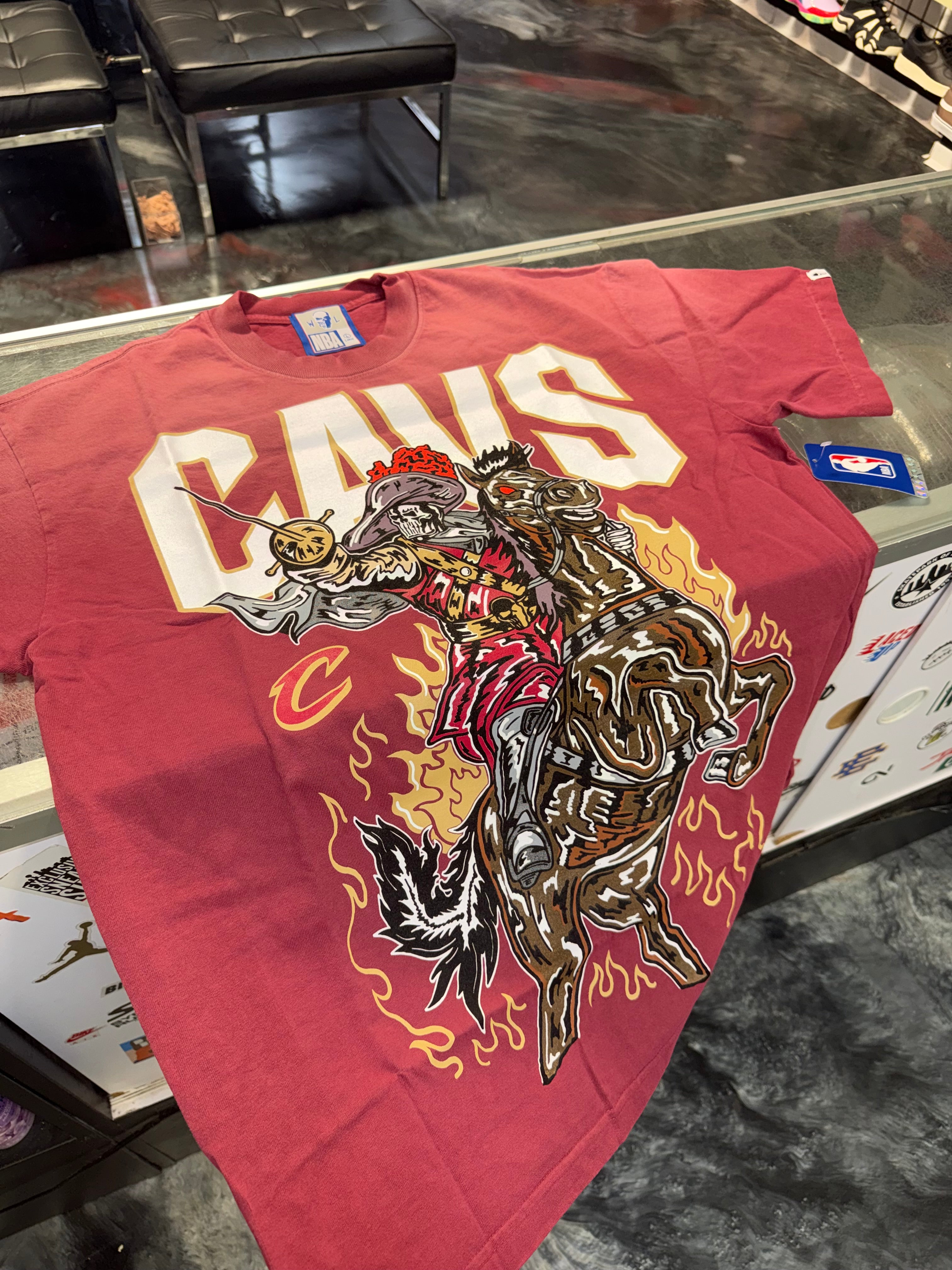 Size L Warren Lotas x NBA Tee “Cavaliers” Brand New