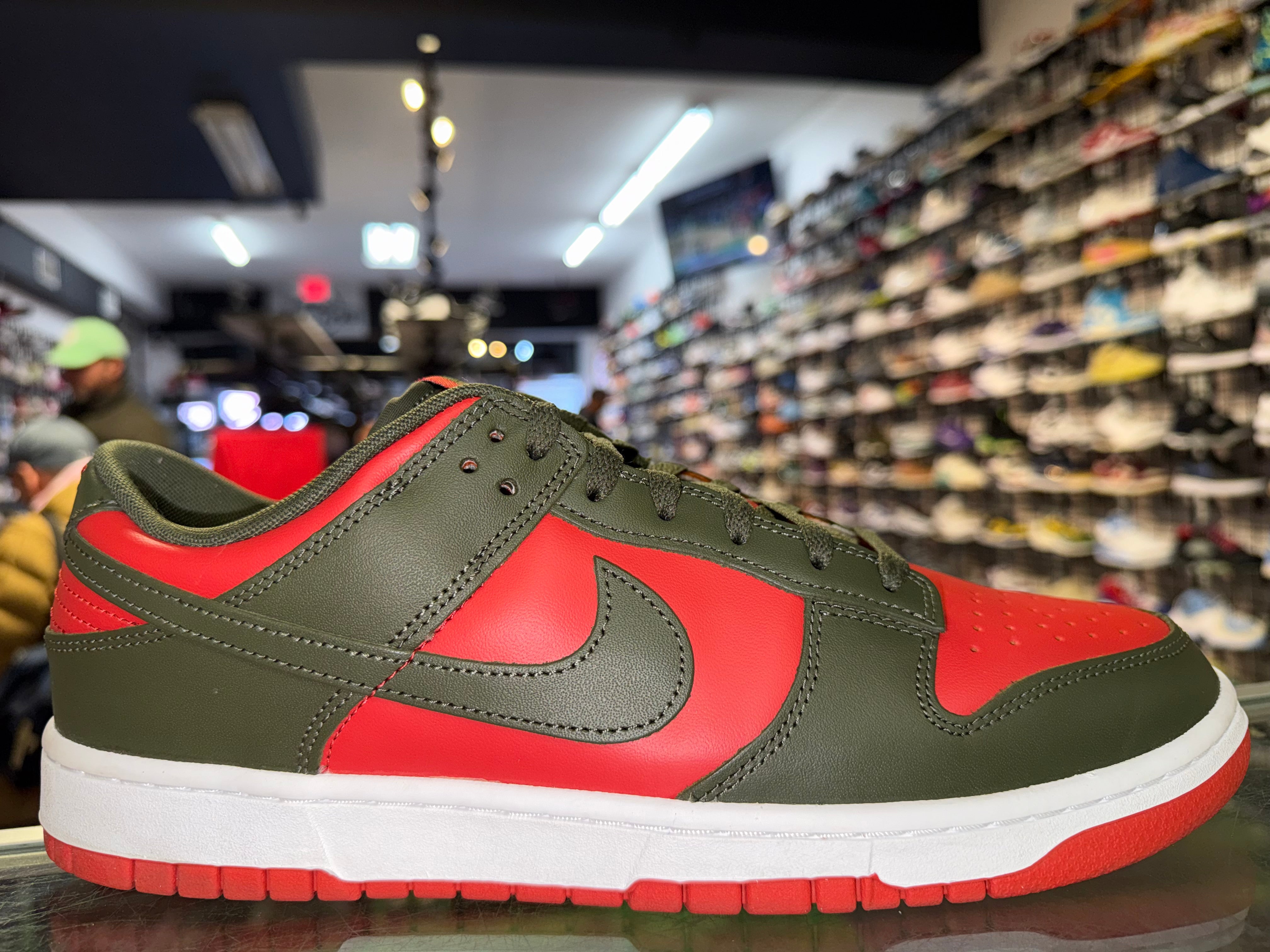 Size 12 Dunk Low "Red Cargo Khaki"