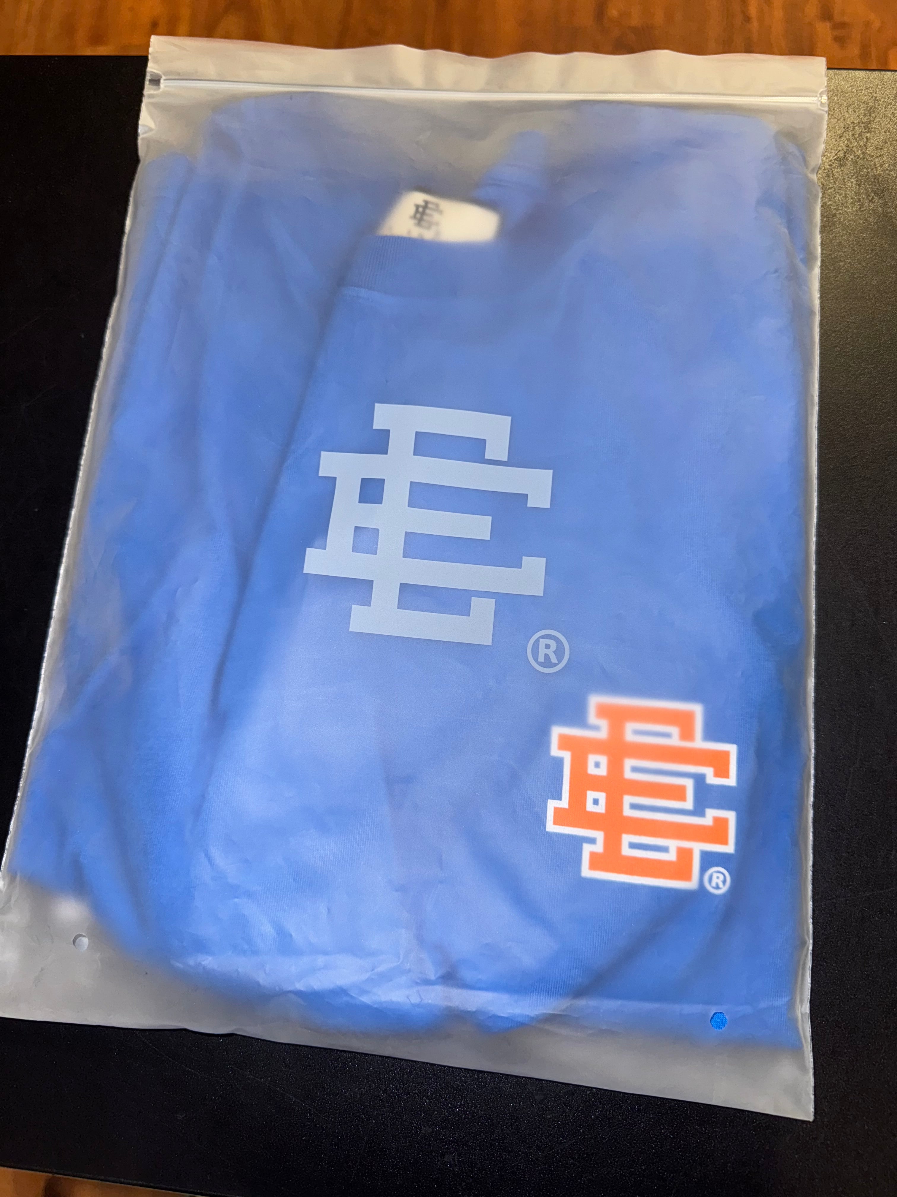 Size L Eric Emanuel EE Tee “Blue” Brand New