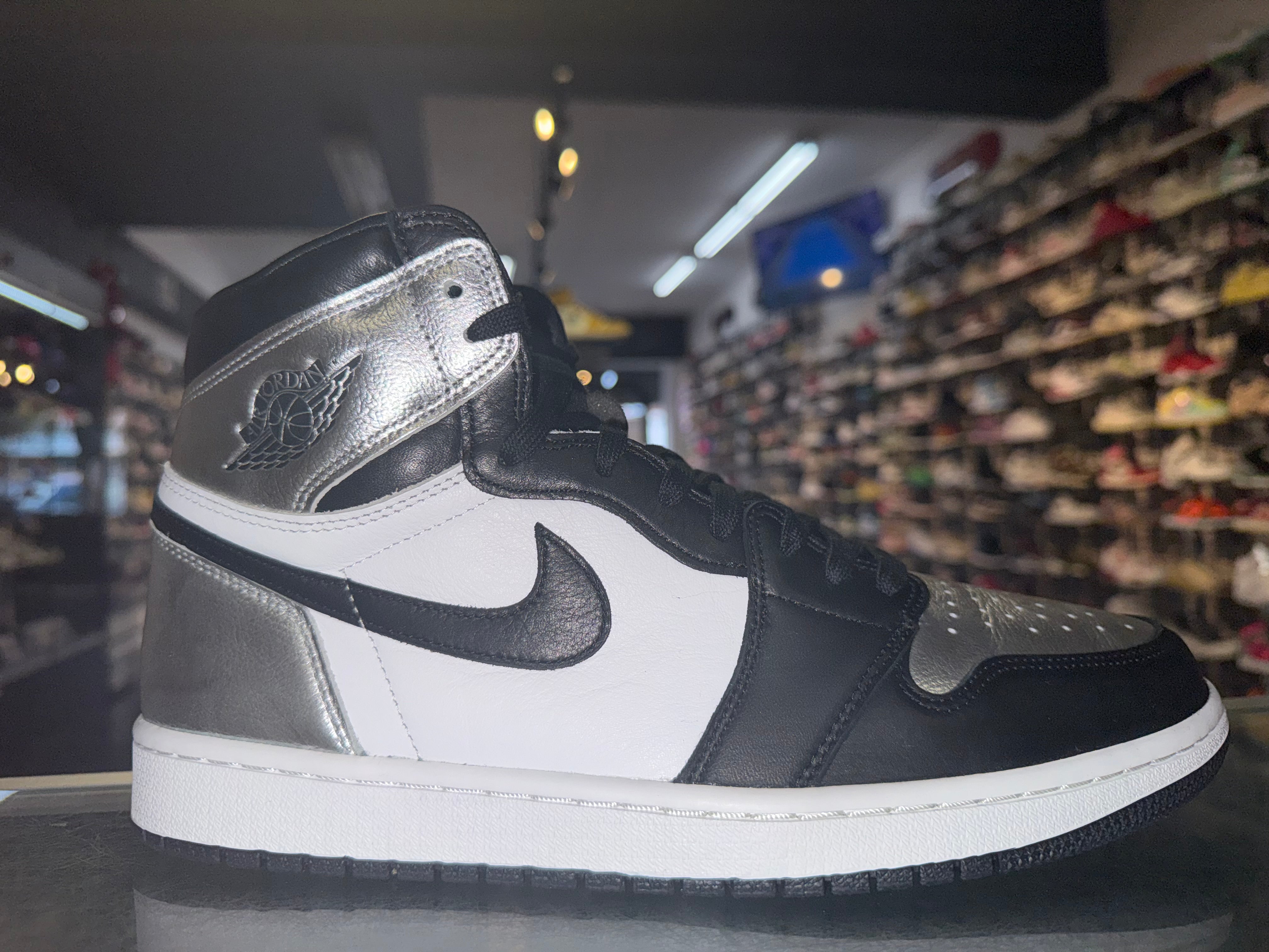 Size 10 (11.5W) Air Jordan 1 “Silver Toe” Worn 1x