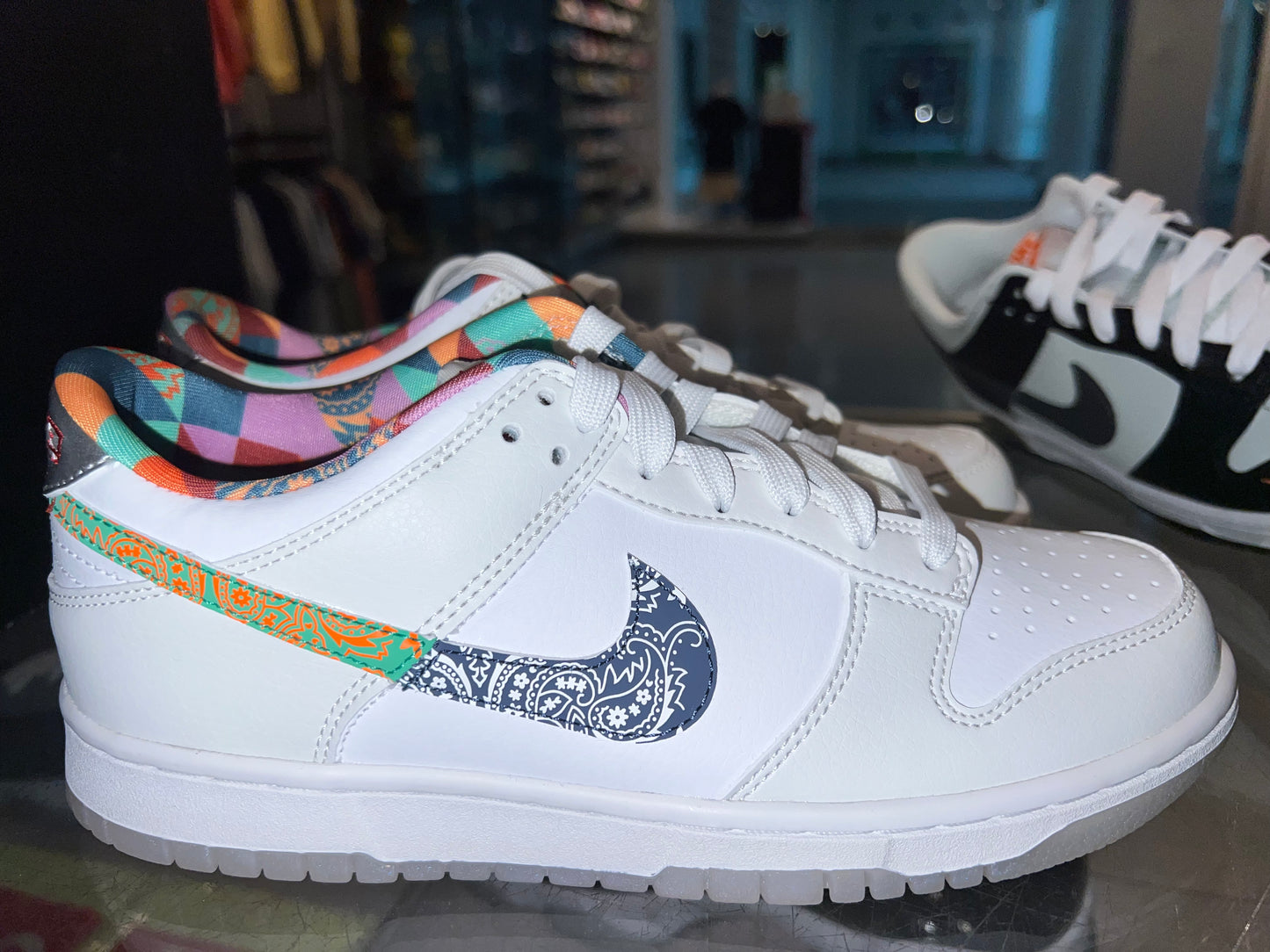 Size 6y Dunk Low “Multi Color Paisley” Brand New (Mall)