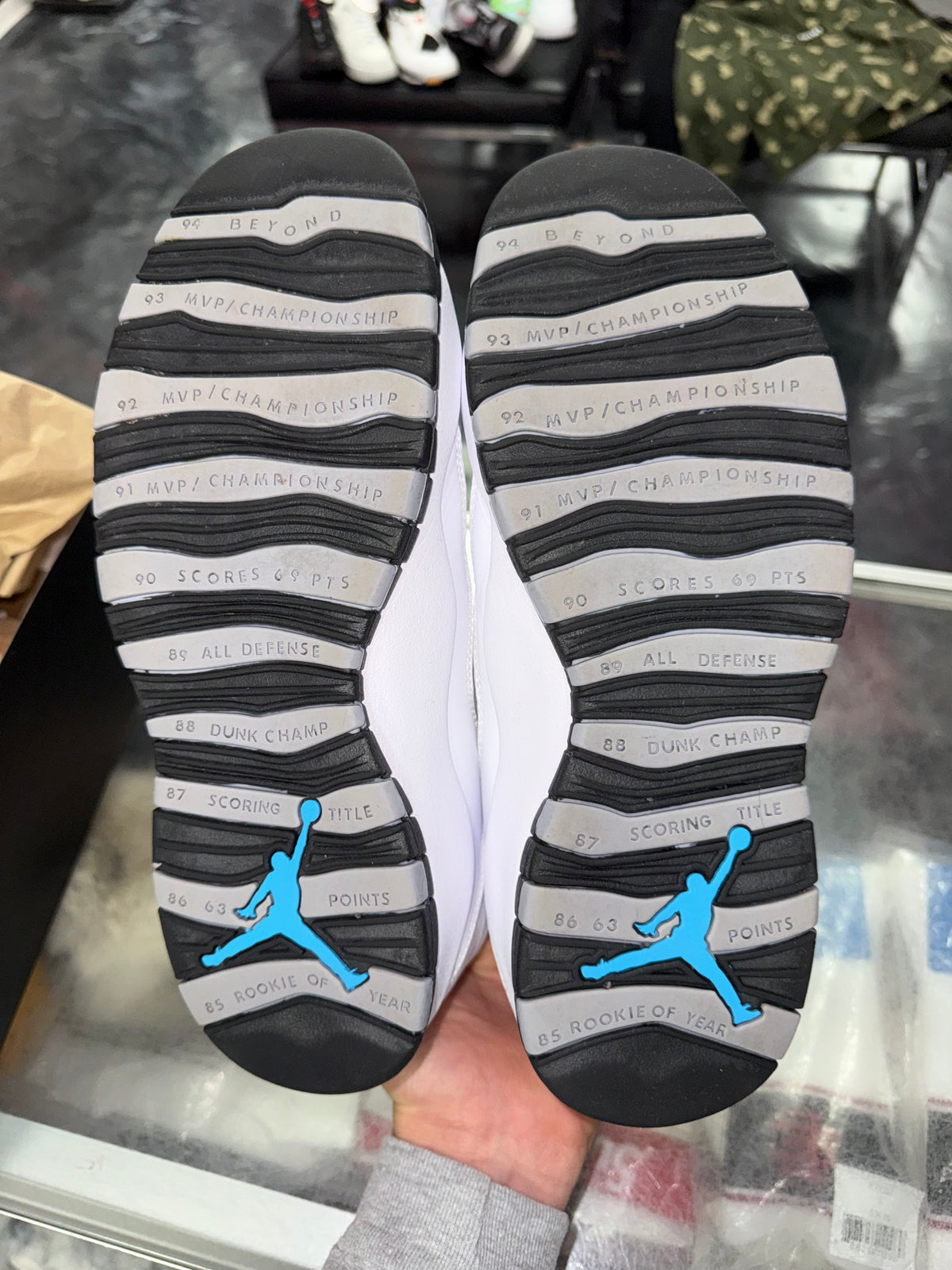 Air Jordan 10 Steel sneaker, pre-owned, size 11.5 – view 7