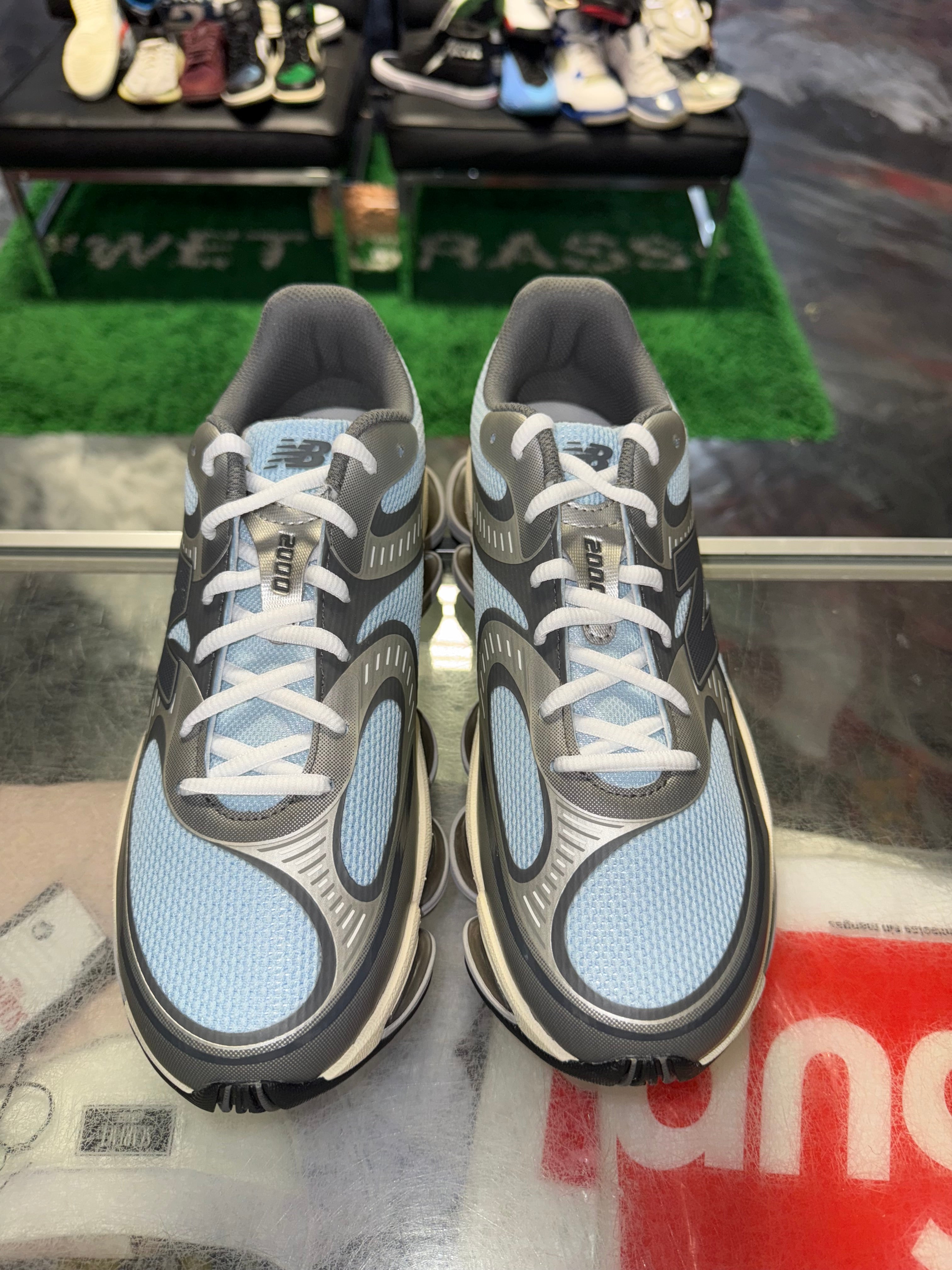 Size 10.5 New Balance Abzorb 2000 "Blue Grey Cream" Brand New